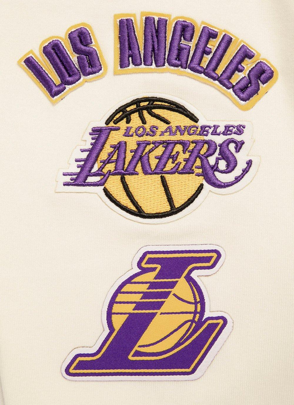 Pro Standard Women's Los Angeles Lakers Retro Classic Jersey Leggings - Eggshell - EGGSHELL Thumbnail View 5