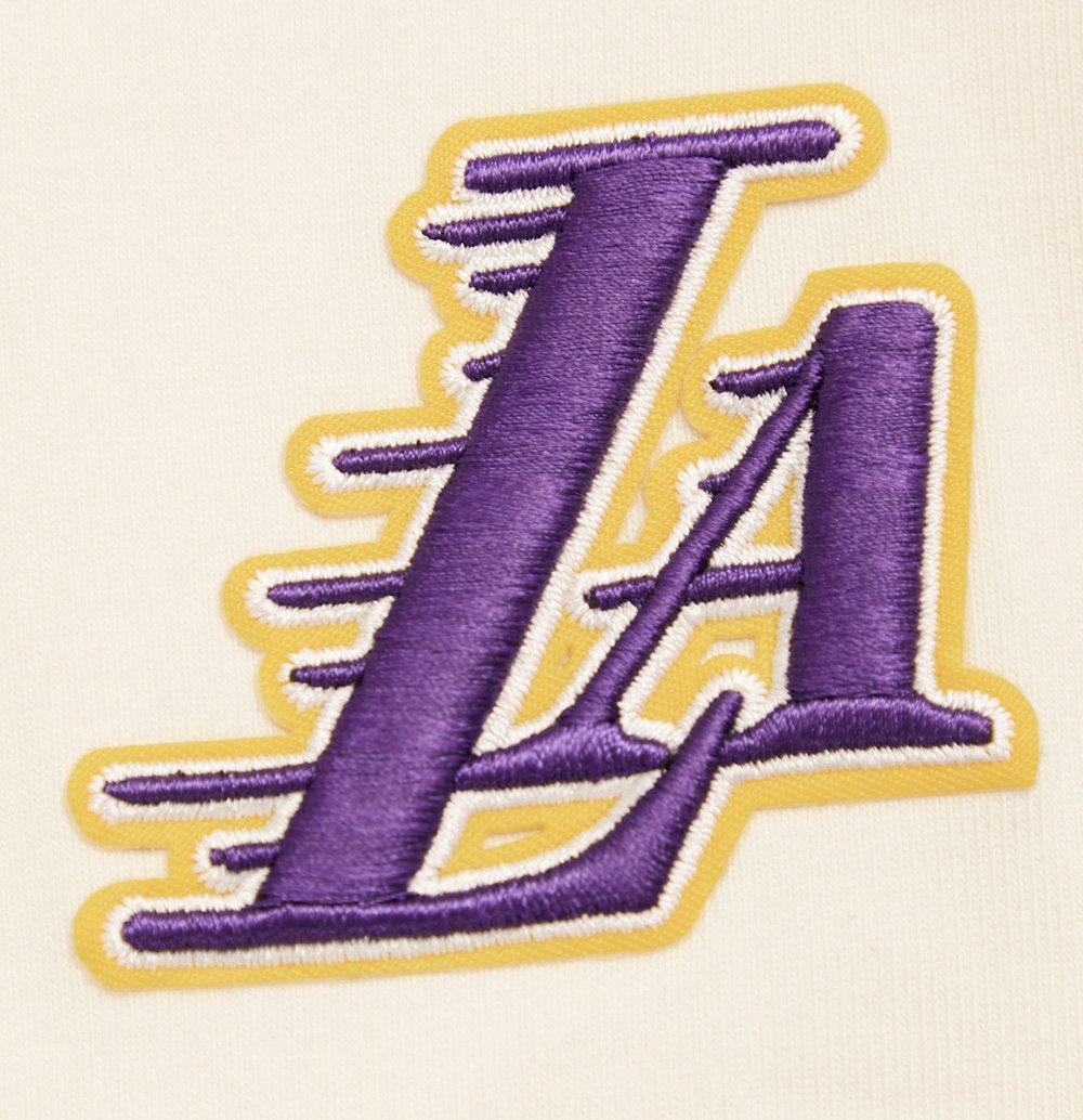 Pro Standard Women's Los Angeles Lakers Retro Classic Jersey Leggings - Eggshell - EGGSHELL Thumbnail View 6