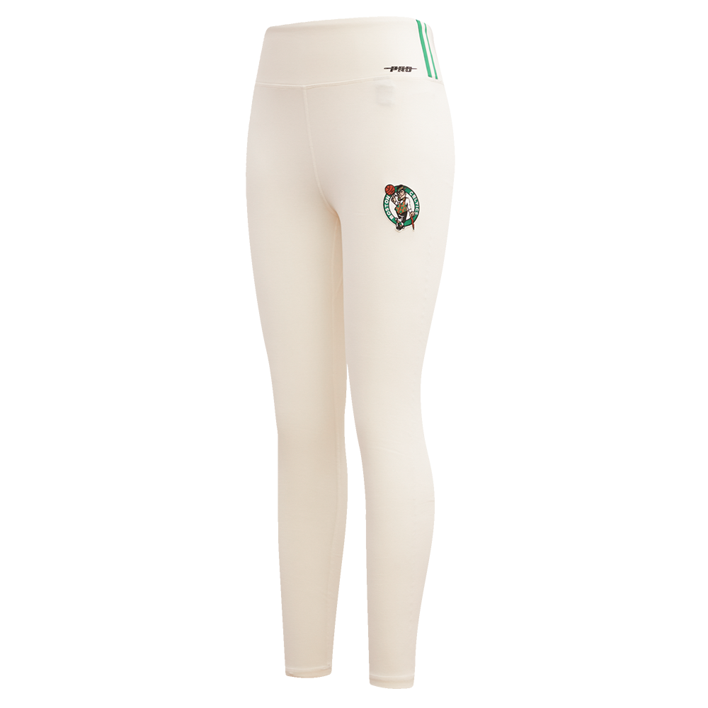Pro Standard Women's Boston Celtics Retro Classic Jersey Leggings - Eggshell - EGGSHELL Thumbnail View 3