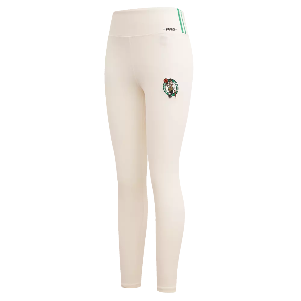 Pro Standard Women's Boston Celtics Retro Classic Jersey Leggings - Eggshell - EGGSHELL