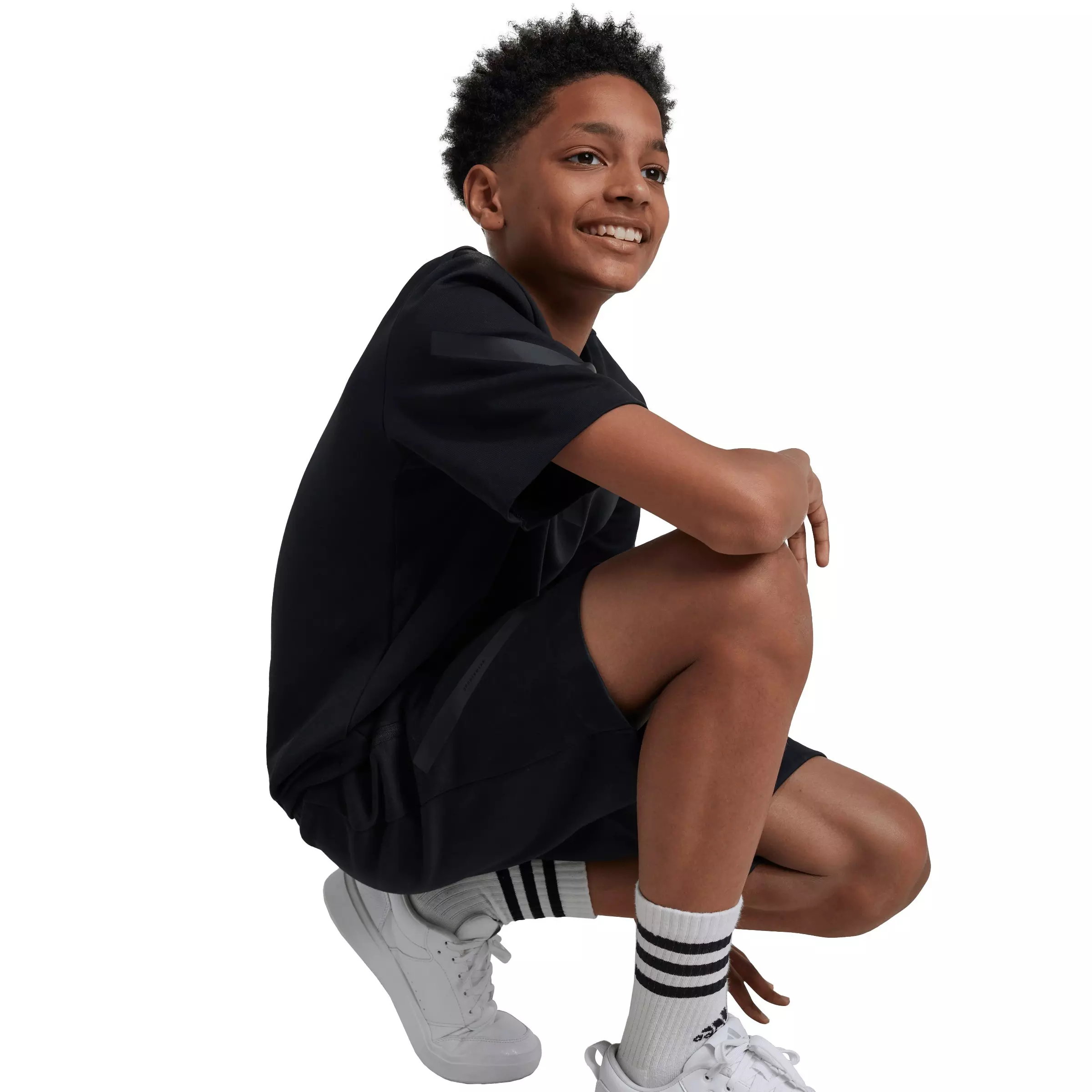 adidas Big Kids' Z.N.E. Shorts - Black - BLACK