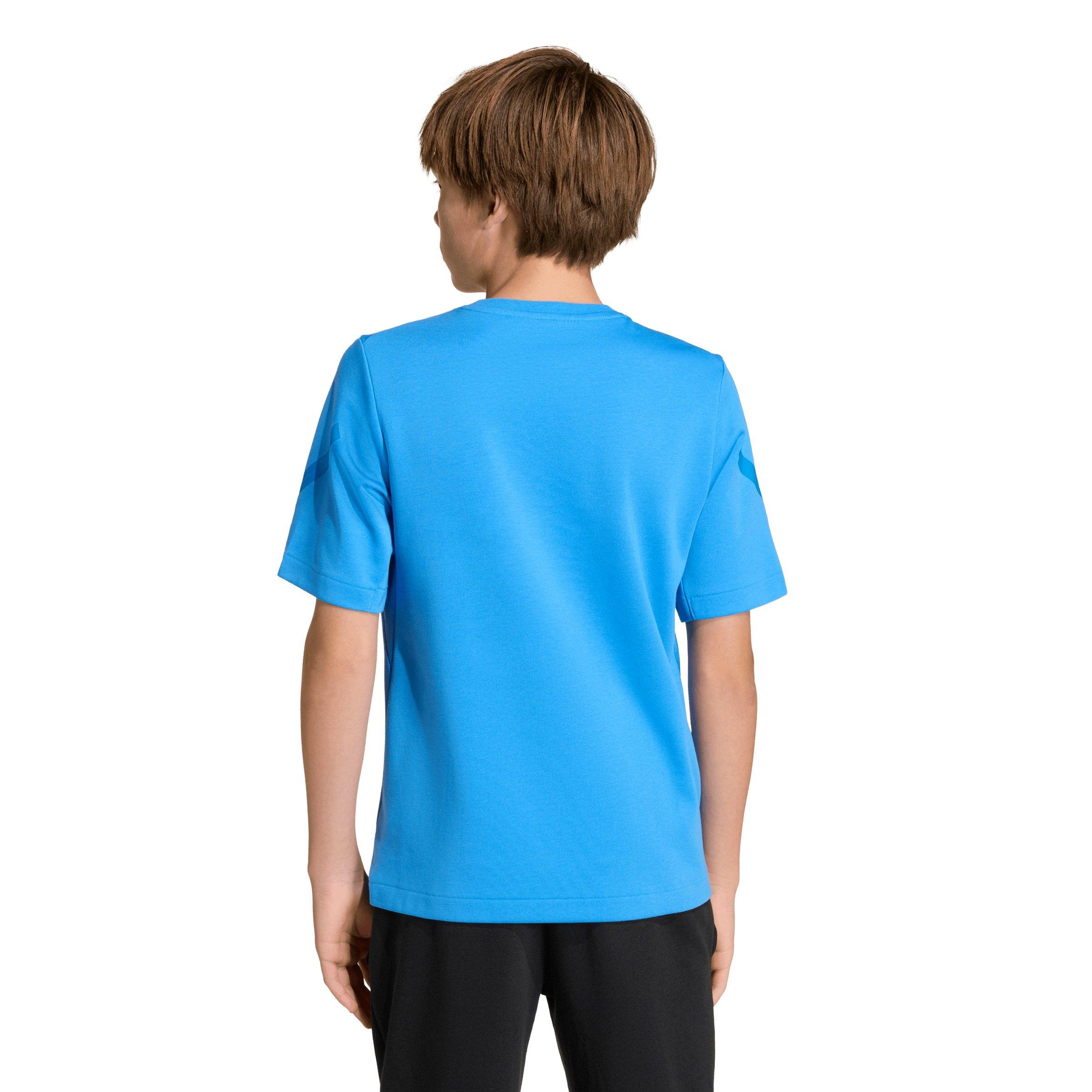 adidas Z.N.E. Big Kids' Blue T-Shirt