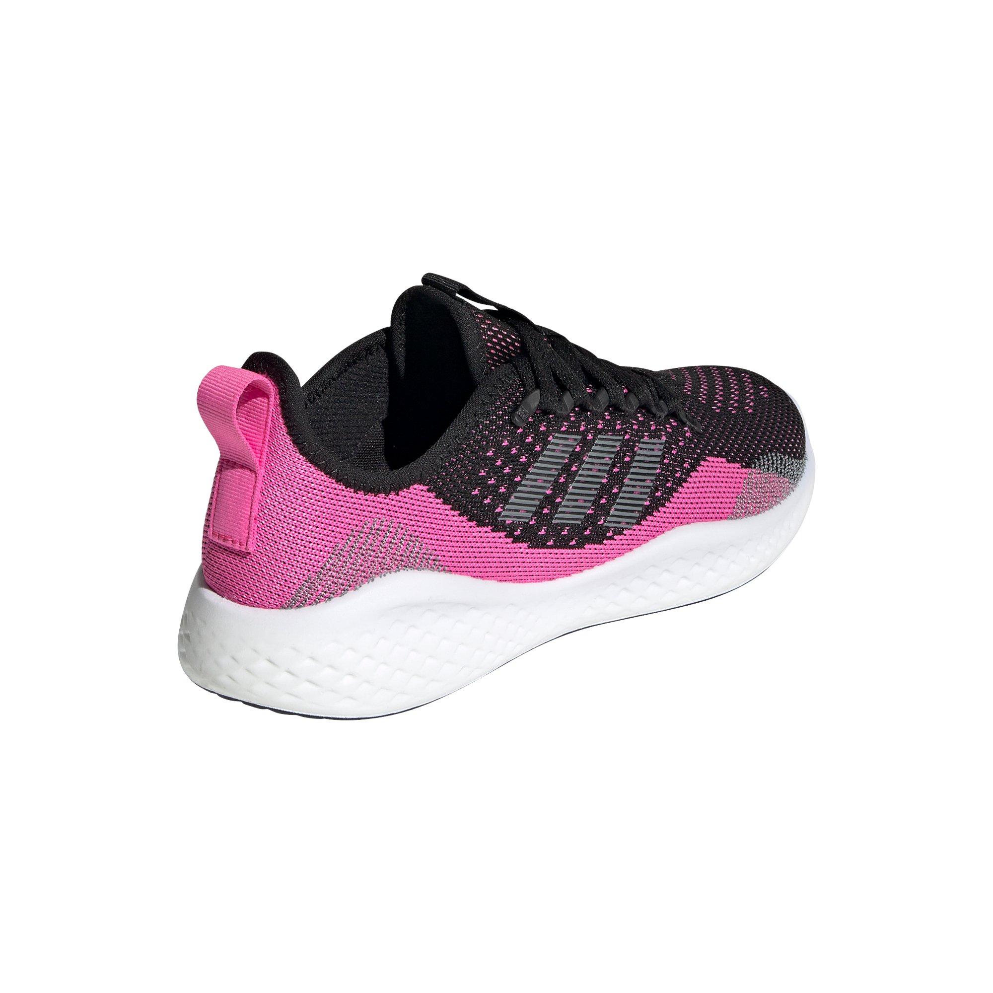 adidas Fluidflow 2.0 "Screaming Pink/Grey/Core Black" Women's Running Shoe - PINK/GREY Thumbnail View 4