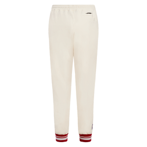 Pro Standard Women's Chicago Bulls Retro Classic Fleece Sweatpants - Eggshell