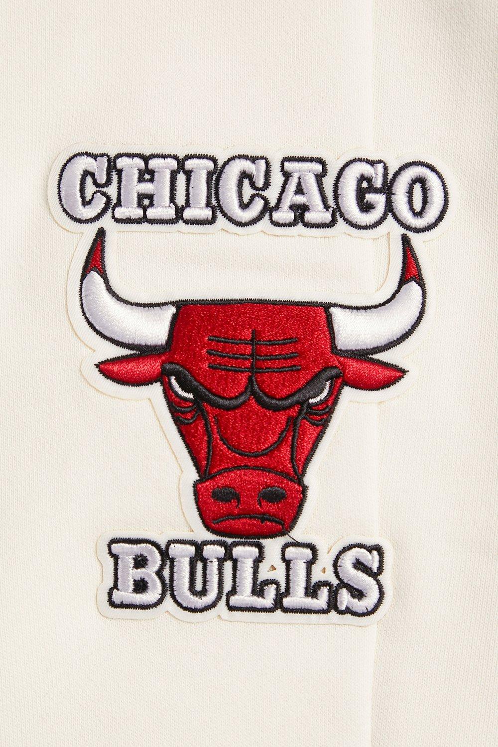 Pro Standard Women's Chicago Bulls Retro Classic Fleece Sweatpants - Eggshell - EGGSHELL Thumbnail View 5