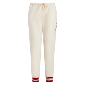 Pro Standard Women's Chicago Bulls Retro Classic Fleece Sweatpants - Eggshell