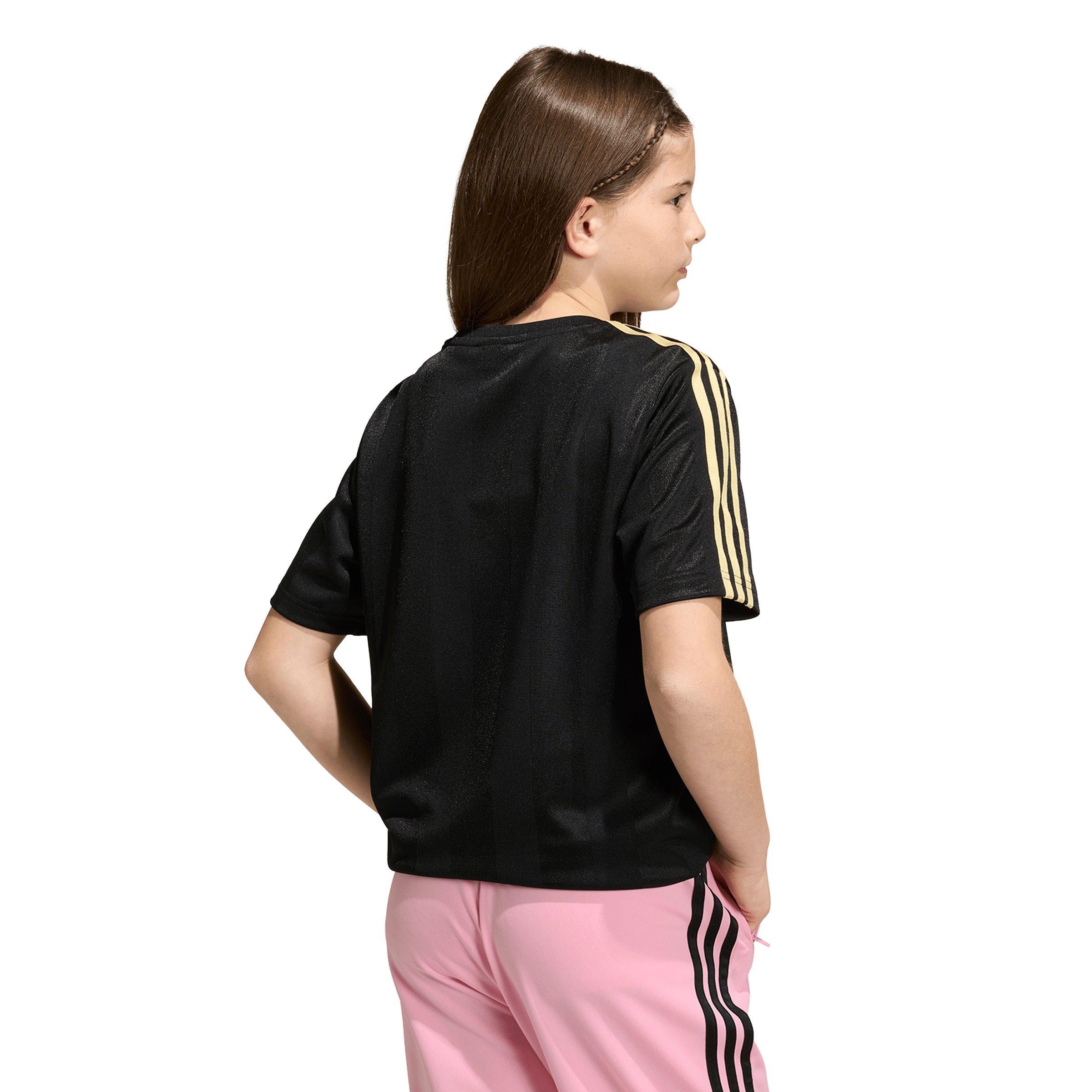 adidas Originals Big Girls' x Liberty London Loose Jersey - Black - BLACK Thumbnail View 2