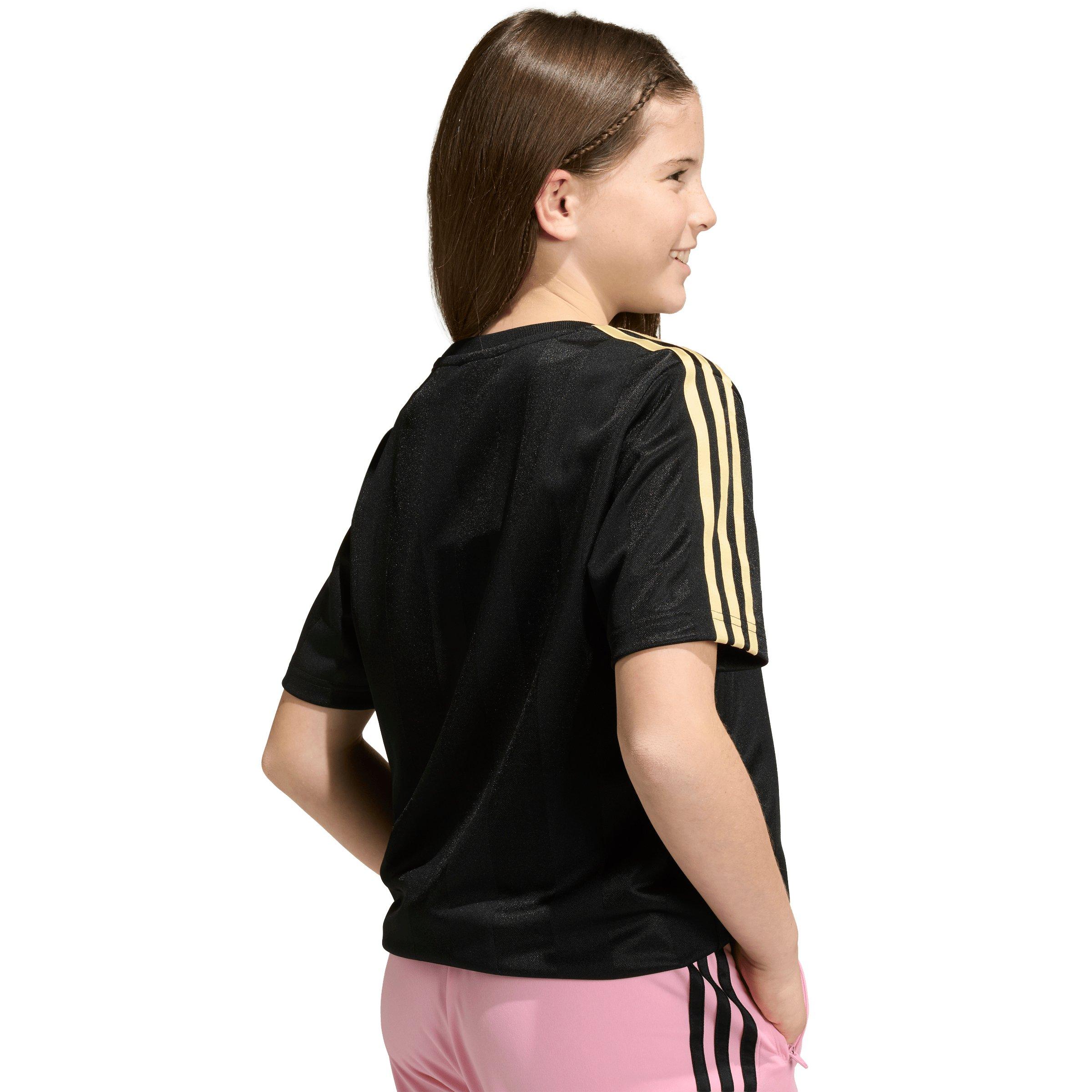 adidas Originals Big Girls' x Liberty London Loose Jersey - Black - BLACK Thumbnail View 4