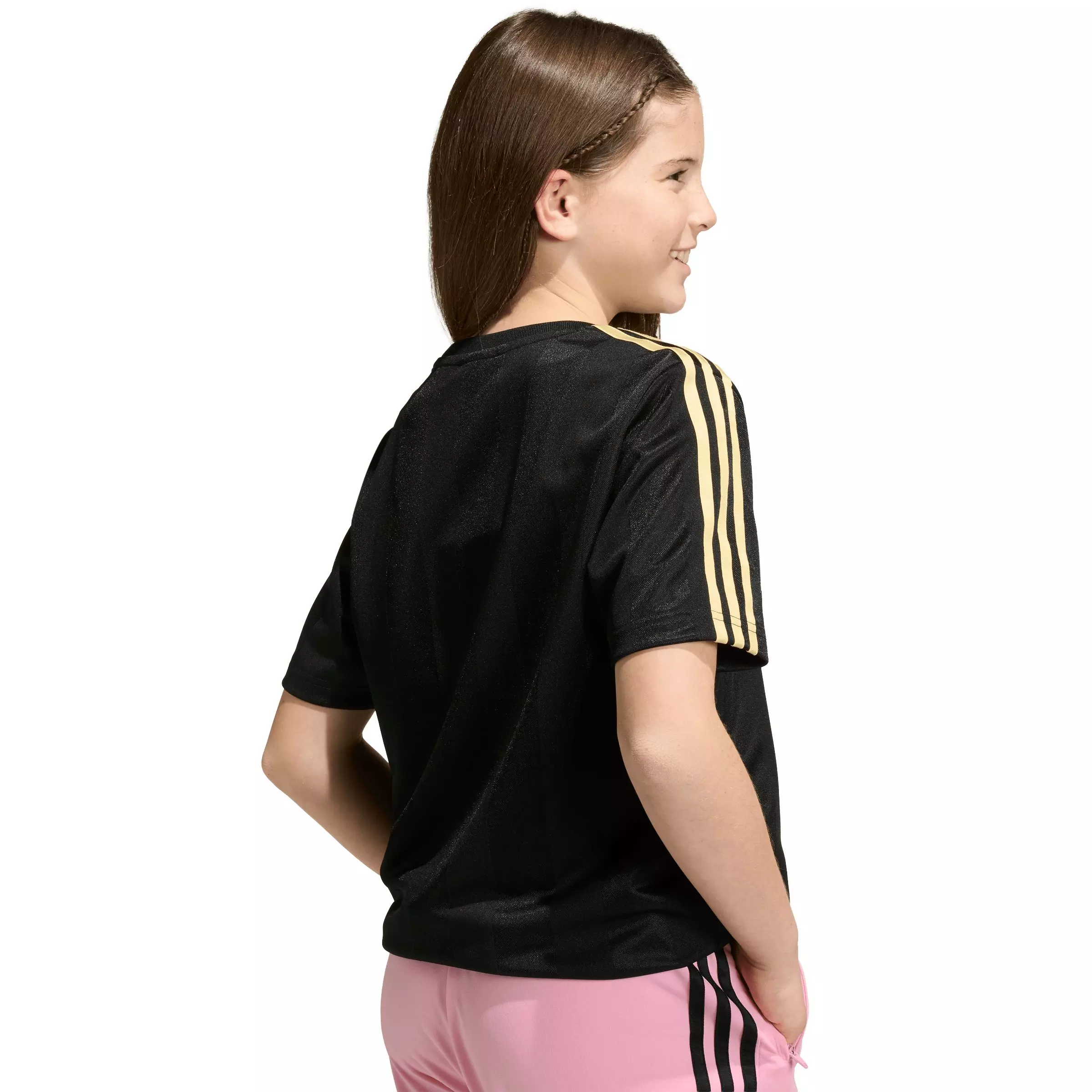 adidas Originals Big Girls' x Liberty London Loose Jersey - Black - BLACK
