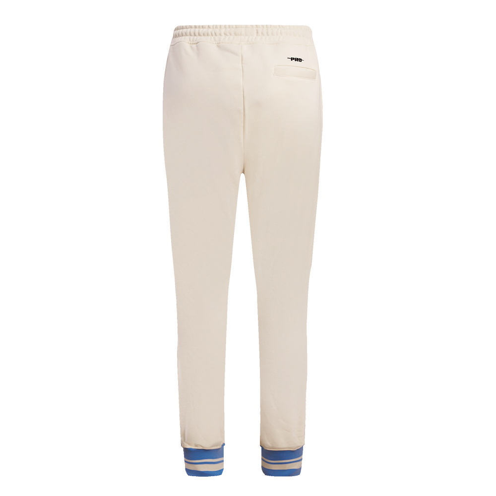 Pro Standard Women's Memphis Grizzlies Retro Classic Fleece Sweatpants - Eggshell - EGGSHELL Thumbnail View 2