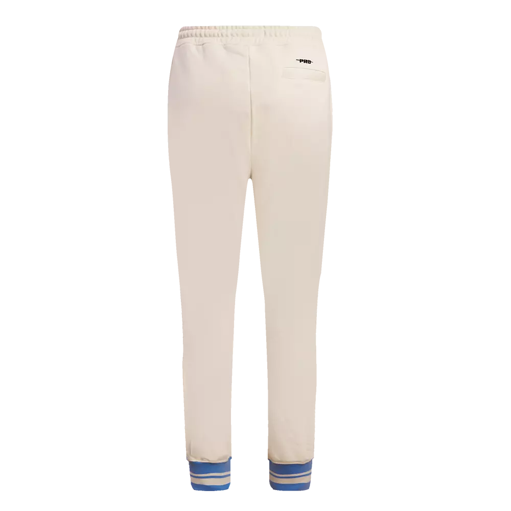 Pro Standard Women's Memphis Grizzlies Retro Classic Fleece Sweatpants - Eggshell - EGGSHELL