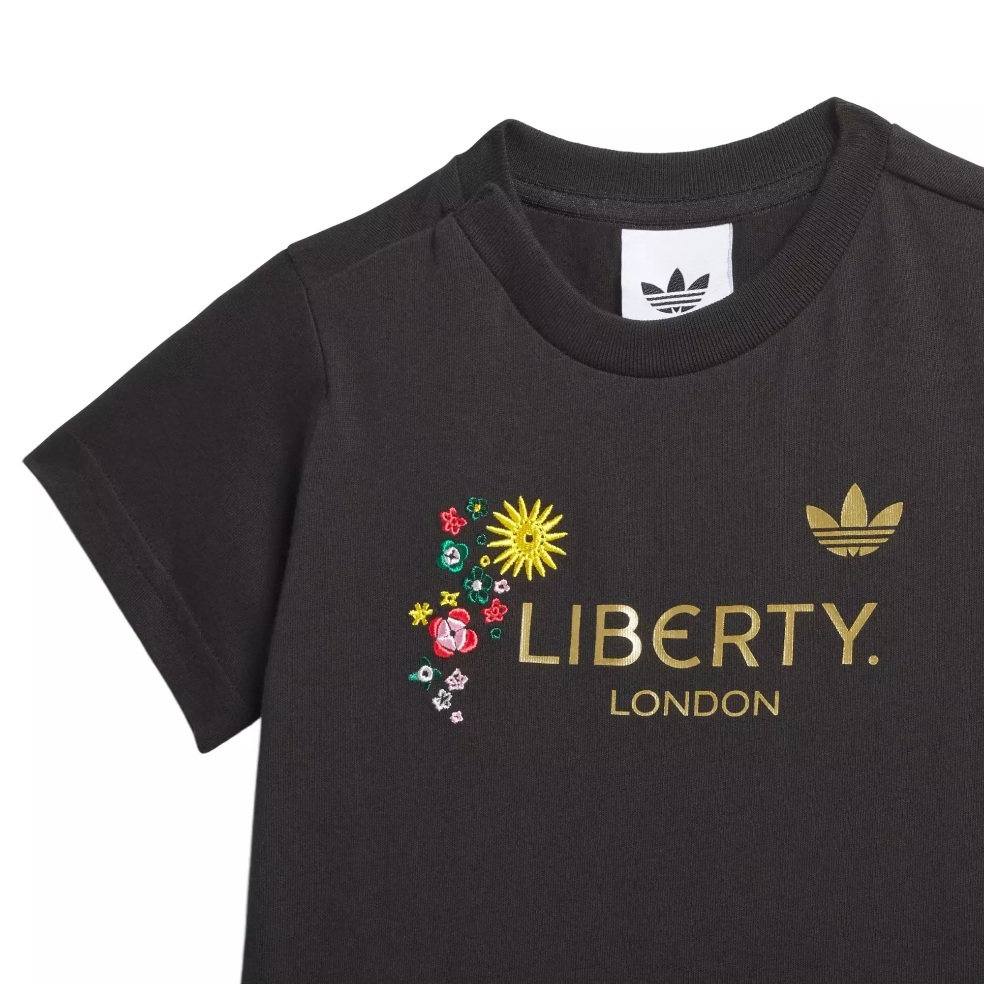 adidas Originals Infant Girls' x Liberty London Dress Set - Black - BLACK