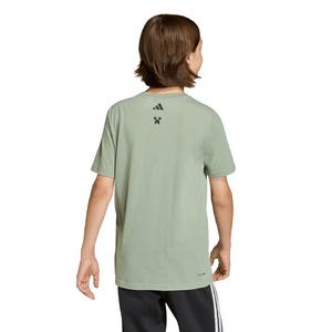adidas Big Kids' Minecraft Training T-Shirt - Light Green