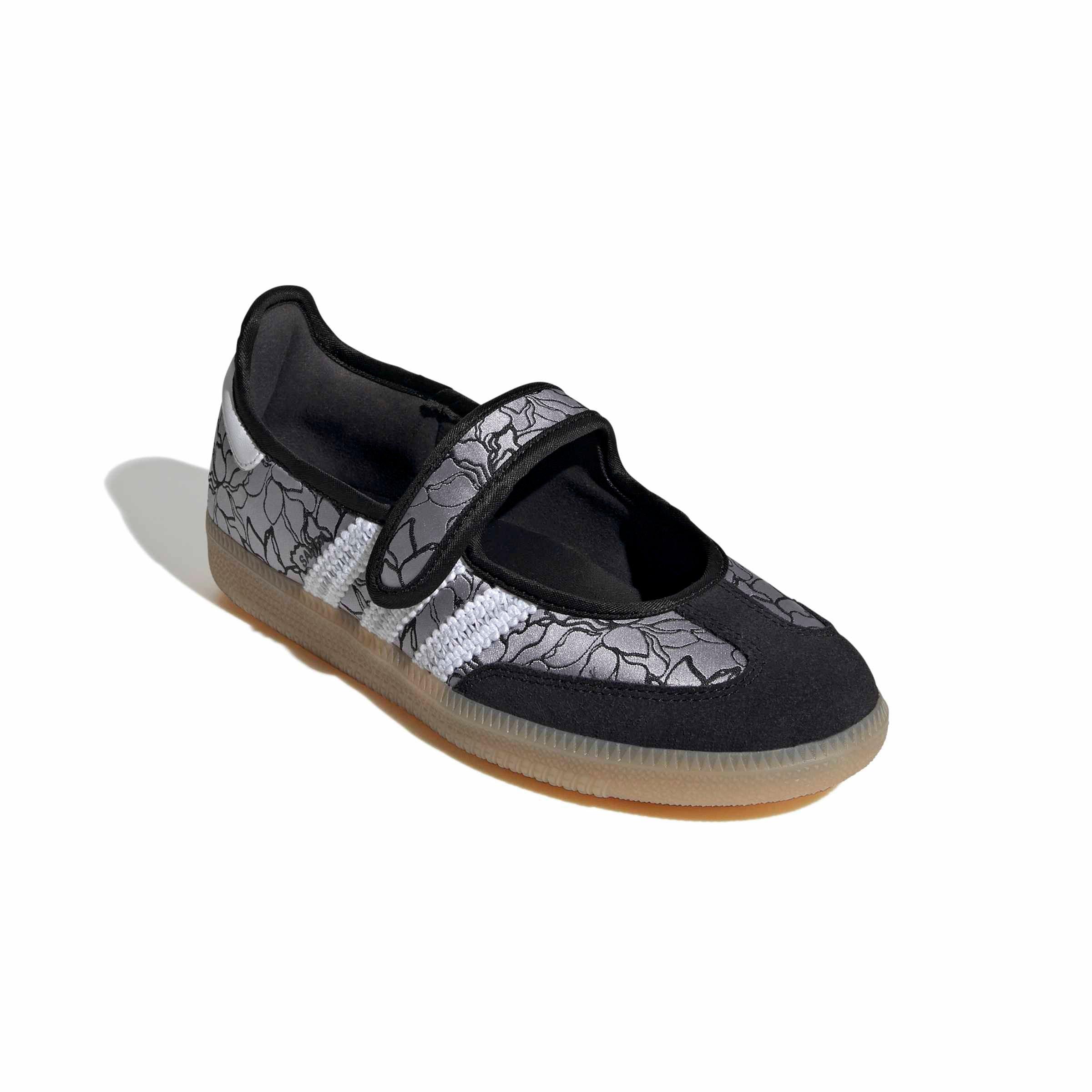 adidas Originals Samba Jane "Core Black/Ftwr White/Gum 4" Women's Shoe - BLACK/WHITE/GUM