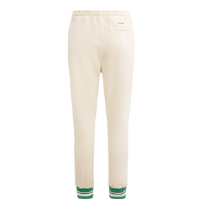 Pro Standard Women's Boston Celtics Retro Classic Fleece Sweatpants - Eggshell/Green