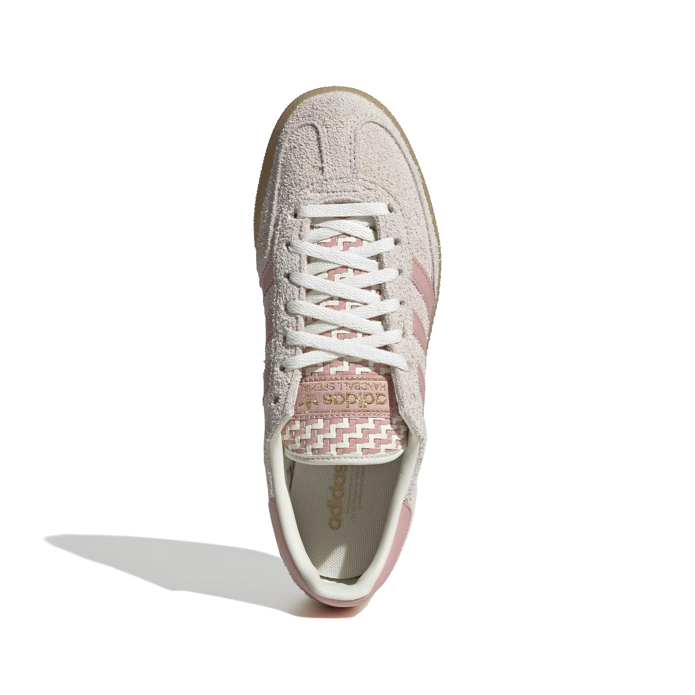 adidas Originals Handball Spezial "Off White/Wonder Mauve/Gold Metallic" Women's Shoe - OFF WHITE/MAUVE/GOLD