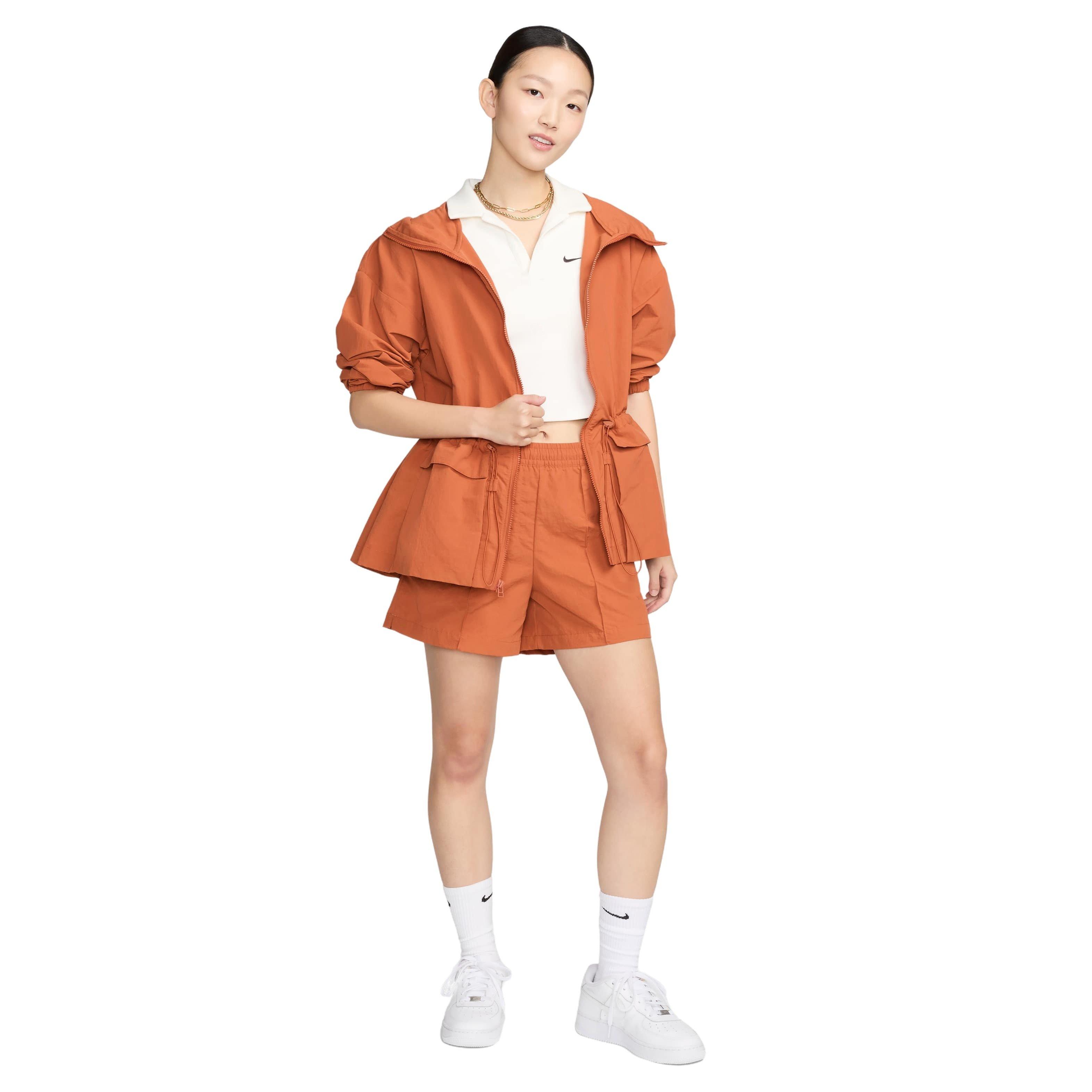 Nike Women's Sportswear Essential Short-Sleeve Polo - WHITE Thumbnail View 5