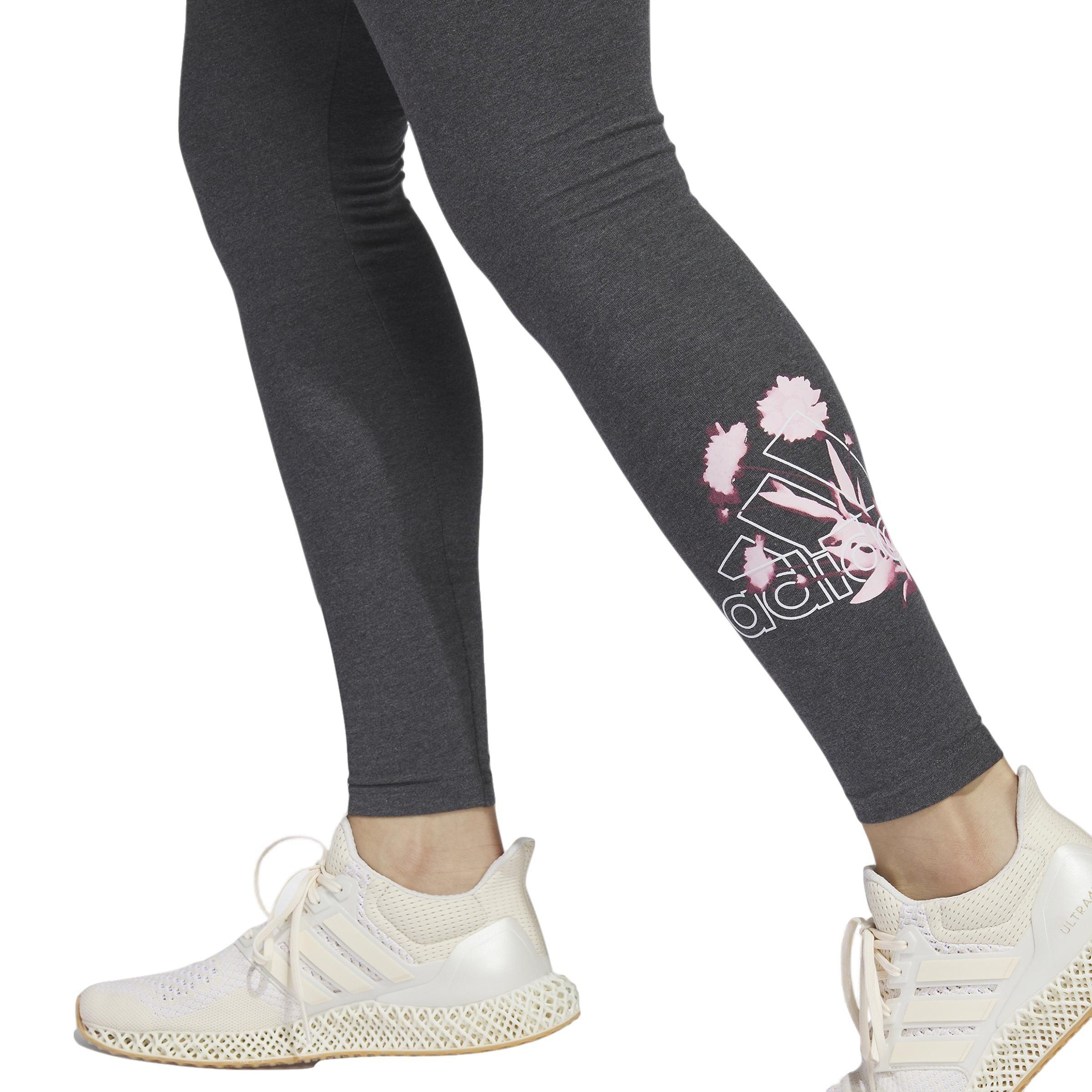 adidas Women's Bloom Leggings-Dk Grey - Hibbett