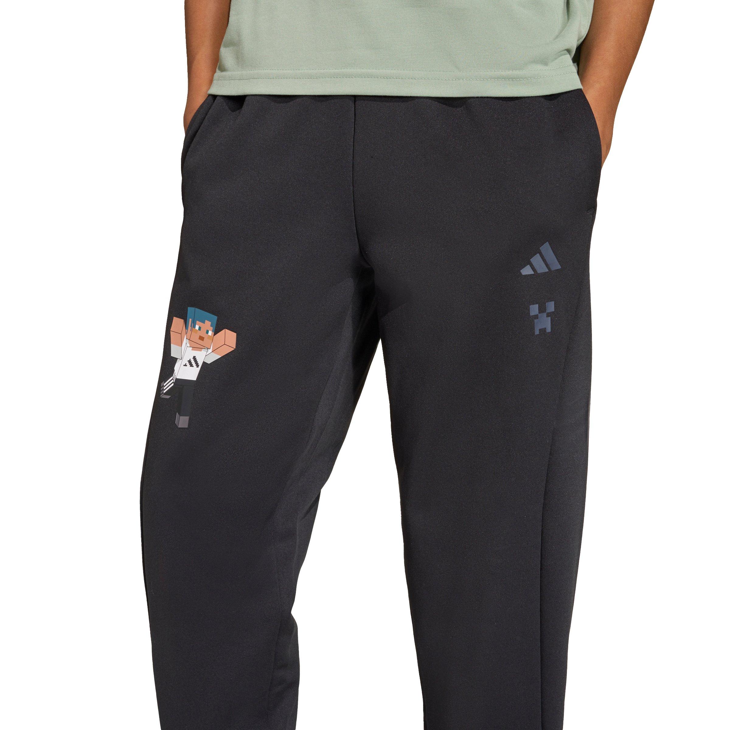 adidas Big Kids' Minecraft Training Pants - Black - BLACK Thumbnail View 3