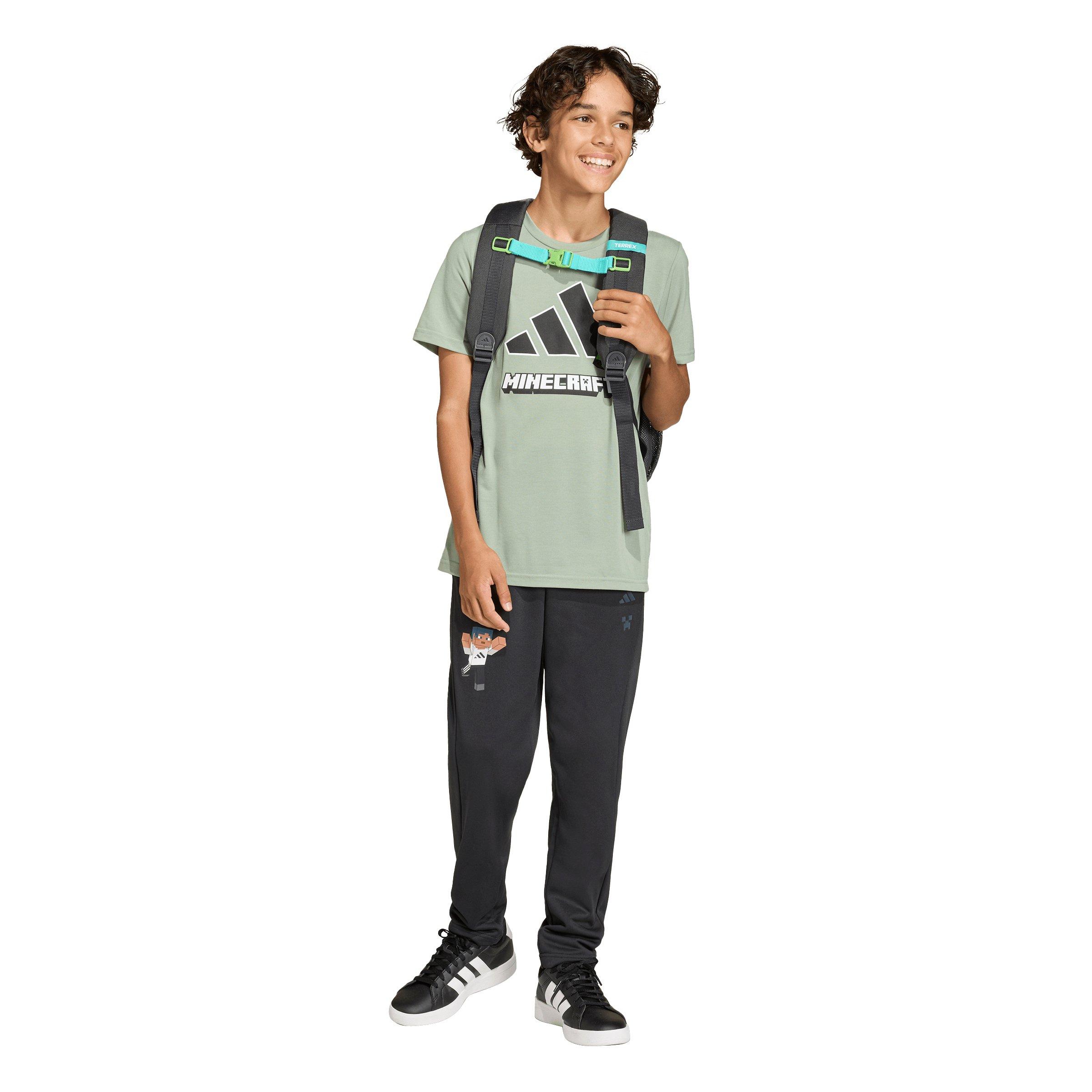 adidas Big Kids' Minecraft Training Pants - Black - BLACK Thumbnail View 5