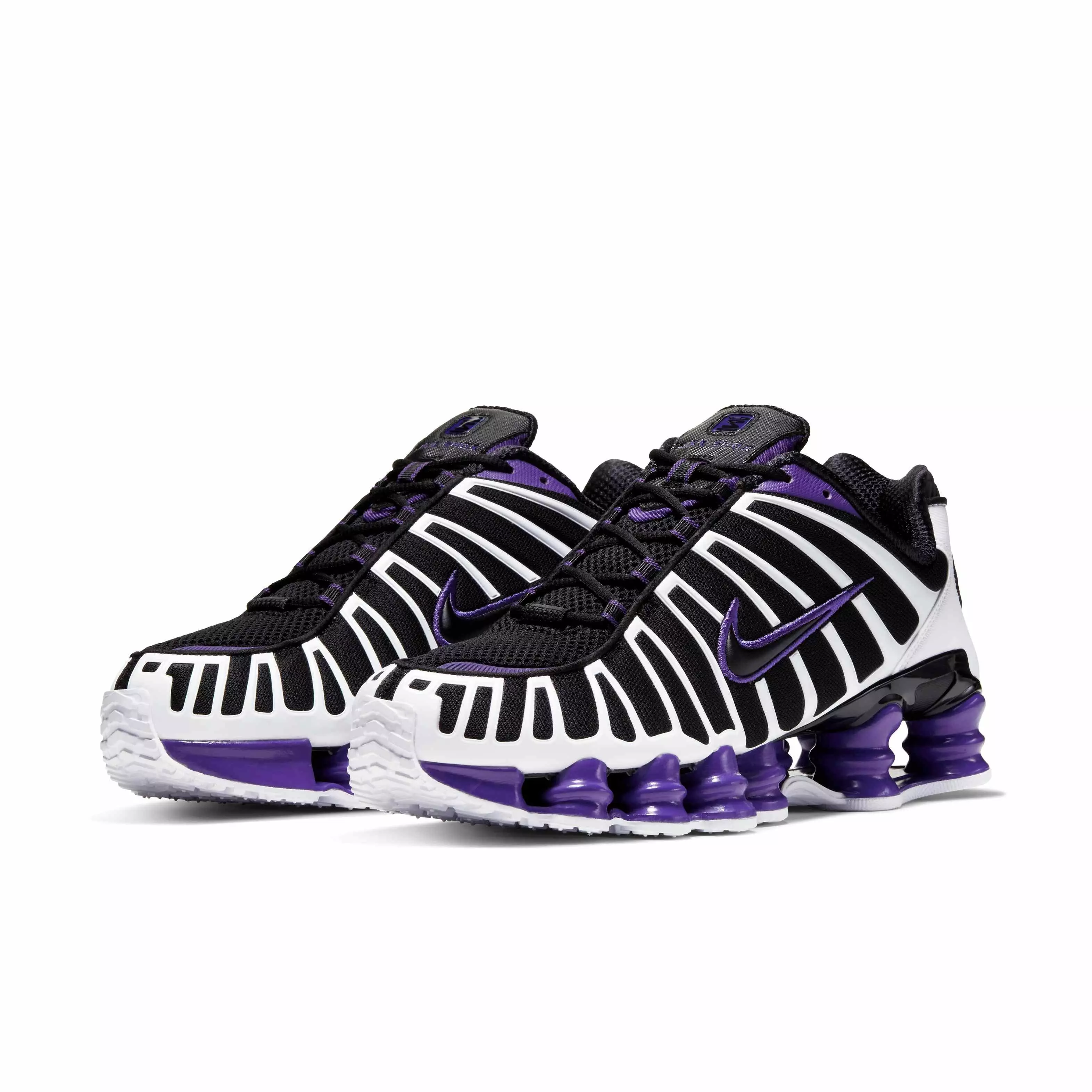 Nike Shox TL "Black/White/Court Purple" Men's Shoe - BLACK/WHITE/PURPLE