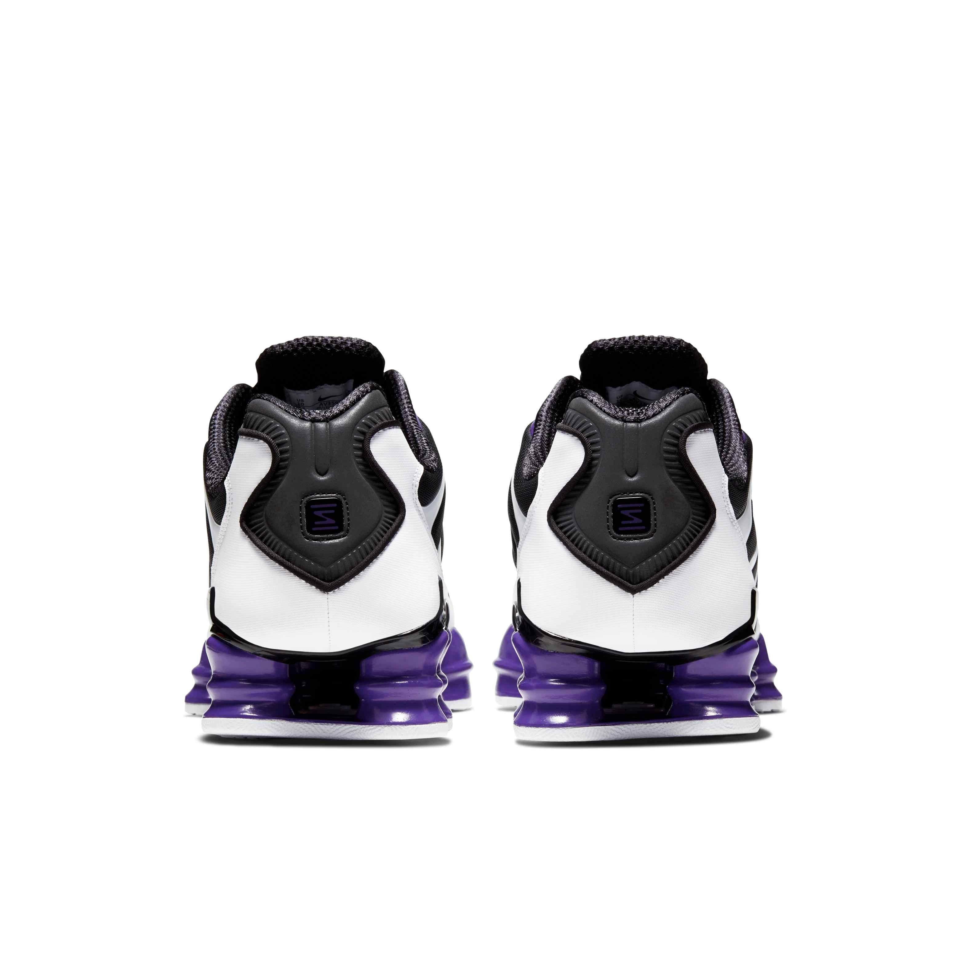 Nike Shox TL "Black/White/Court Purple" Men's Shoe - BLACK/WHITE/PURPLE Thumbnail View 5