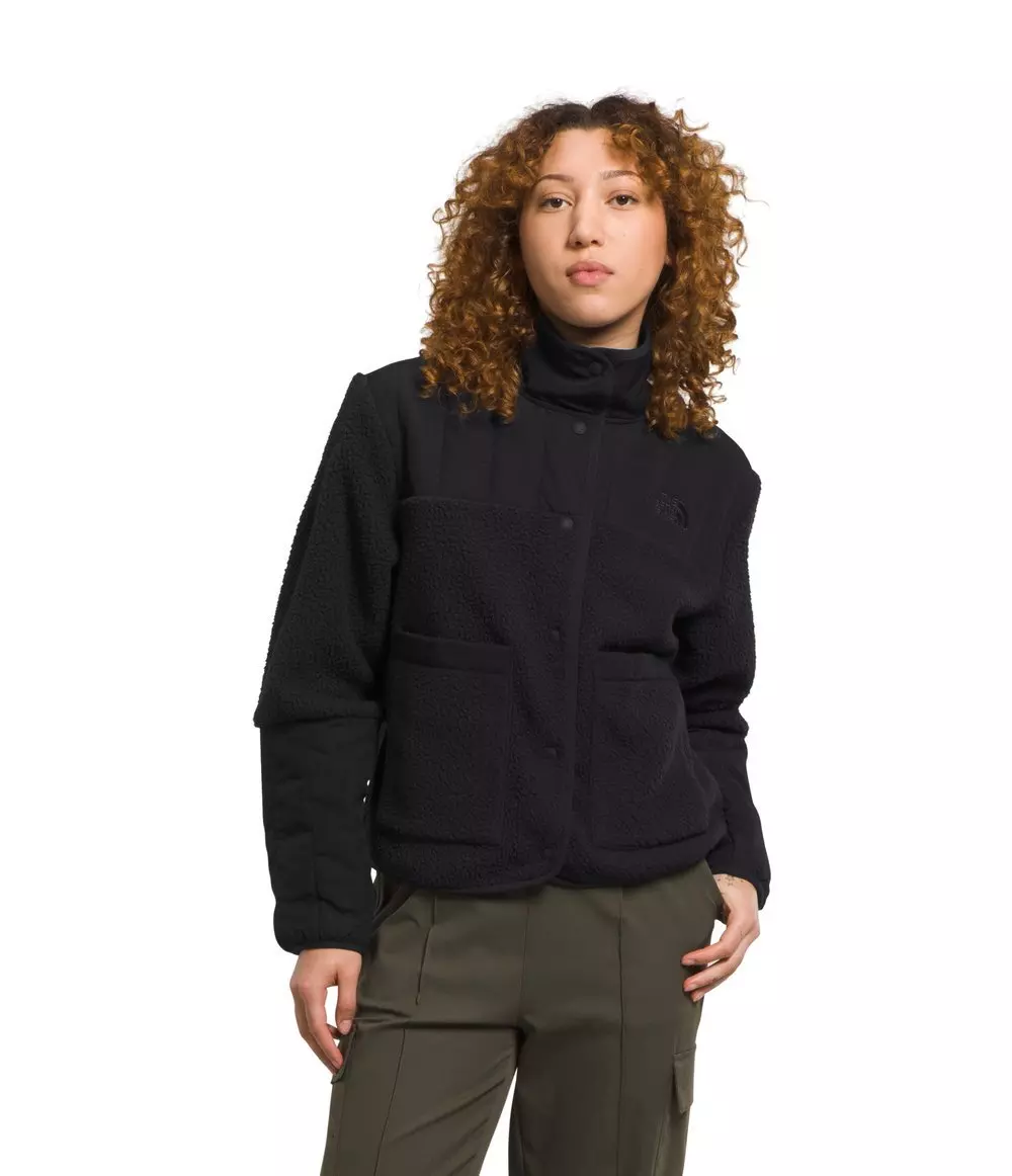 The North Face Women’s Cragmont Fleece Jacket -Black - BLACK