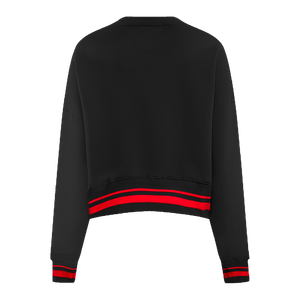 Pro Standard Women's Chicago Bulls Retro Classics Crewneck - Black/Red