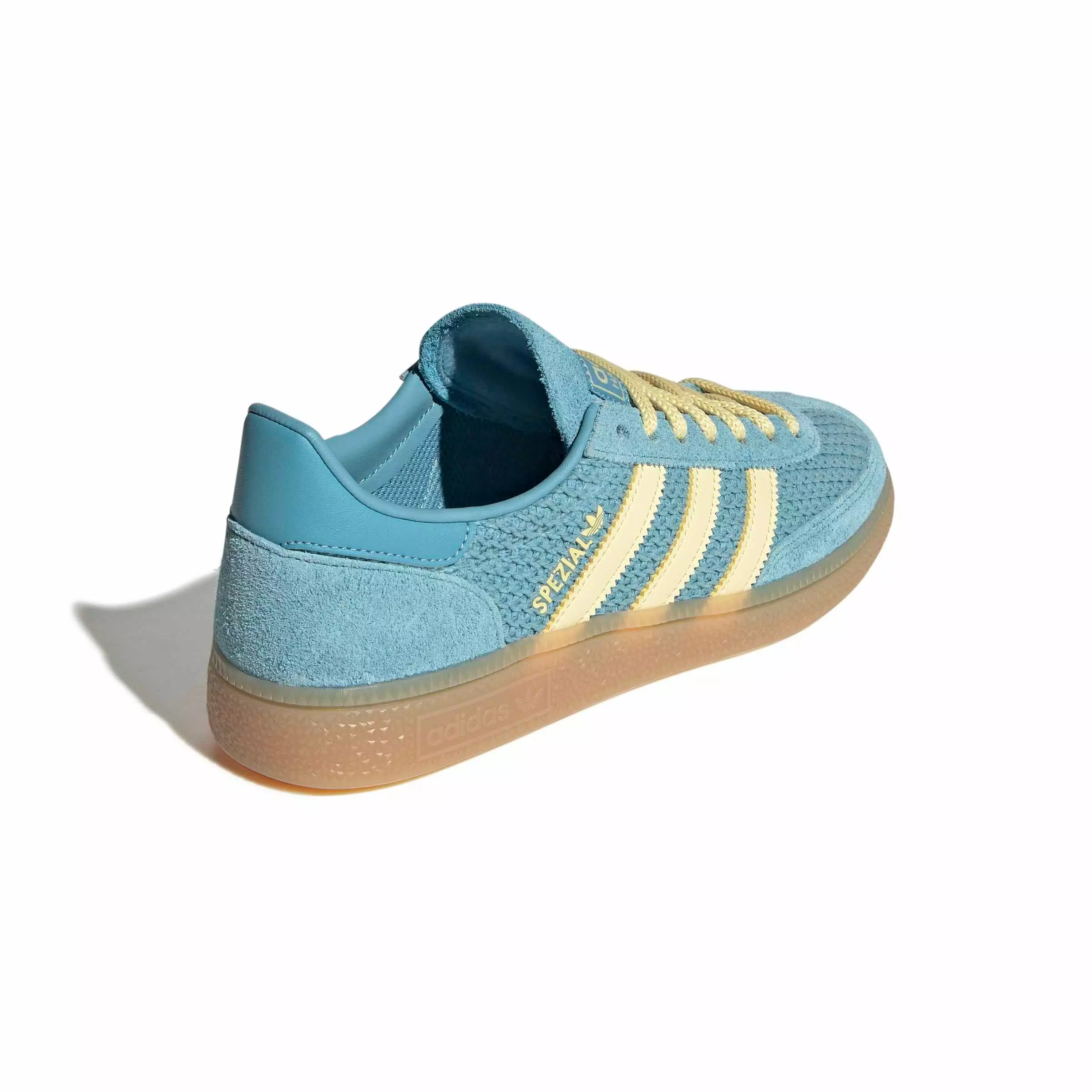 adidas Originals Handball Spezial "Preloved Blue/Almost Yellow/Gum 3" Women's Shoe - BLUE/YELLOW/GUM
