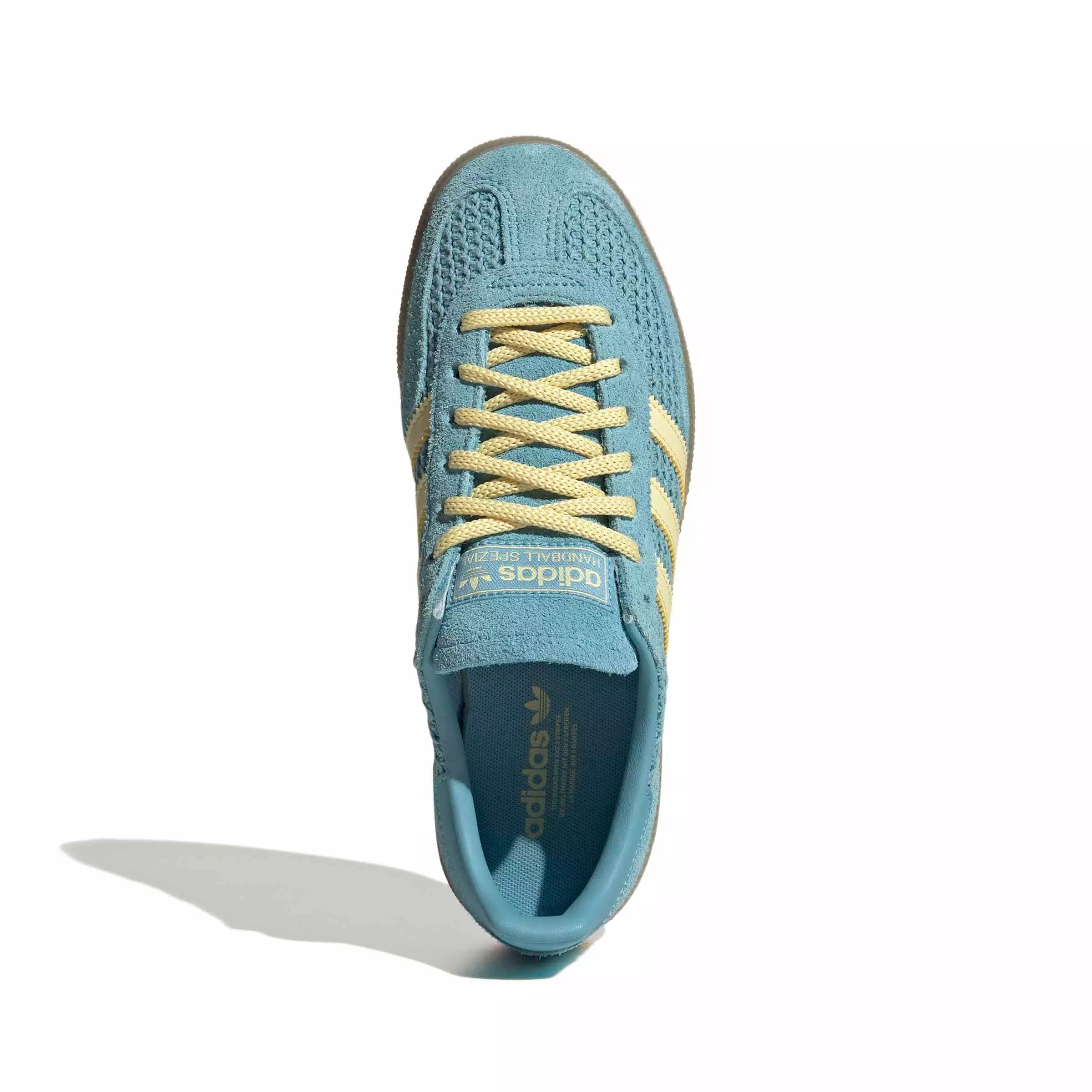 adidas Originals Handball Spezial "Preloved Blue/Almost Yellow/Gum 3" Women's Shoe - BLUE/YELLOW/GUM