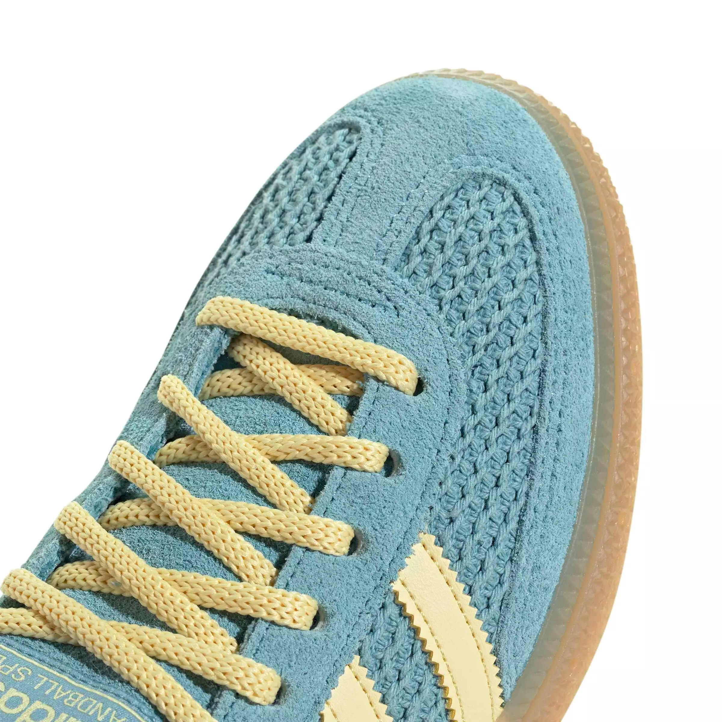 adidas Originals Handball Spezial "Preloved Blue/Almost Yellow/Gum 3" Women's Shoe - BLUE/YELLOW/GUM