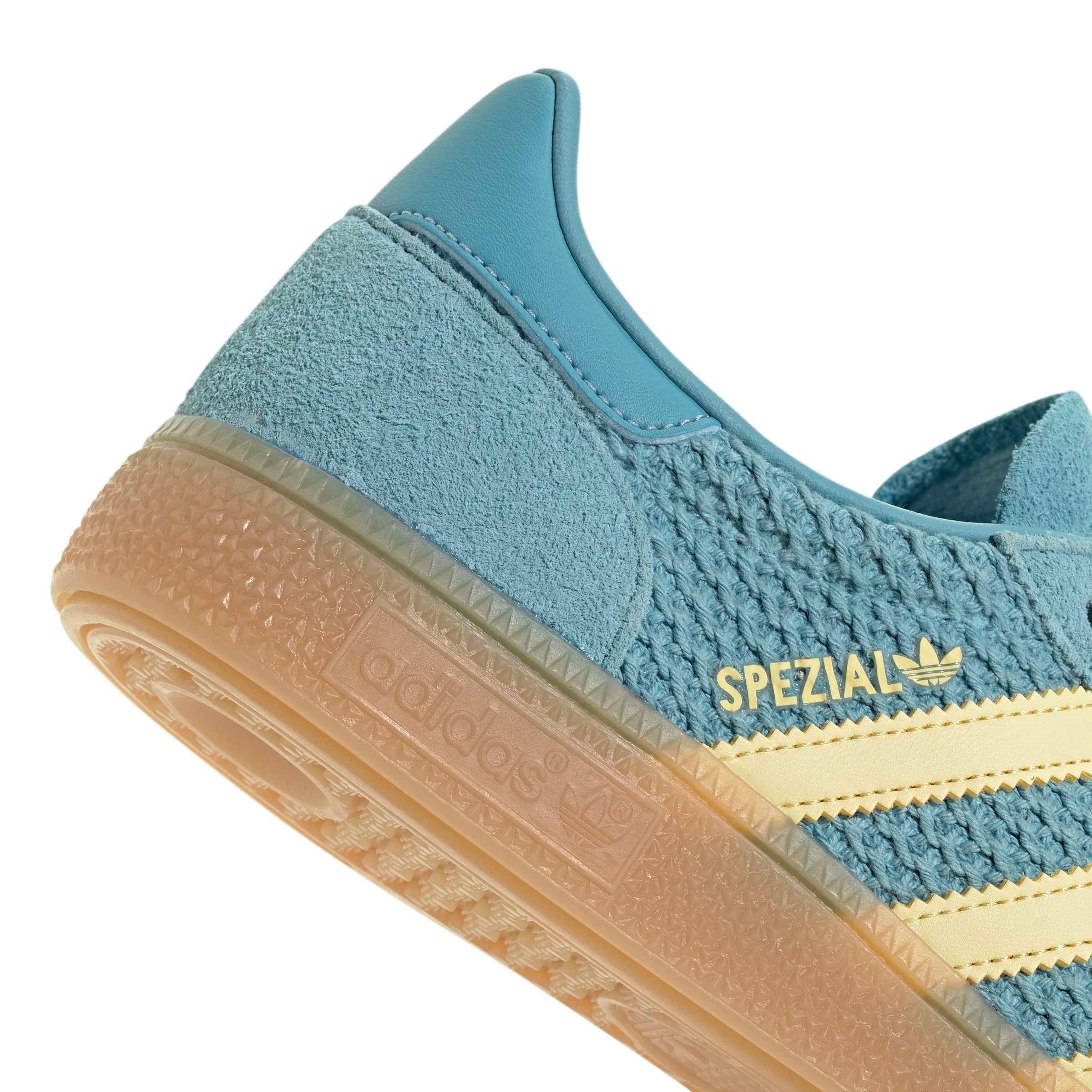 adidas Originals Handball Spezial "Preloved Blue/Almost Yellow/Gum 3" Women's Shoe - BLUE/YELLOW/GUM