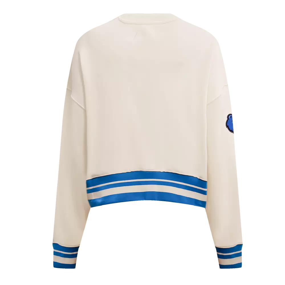 Pro Standard Women's Memphis Grizzlies Retro Classics Crewneck - Eggshell - EGGSHELL