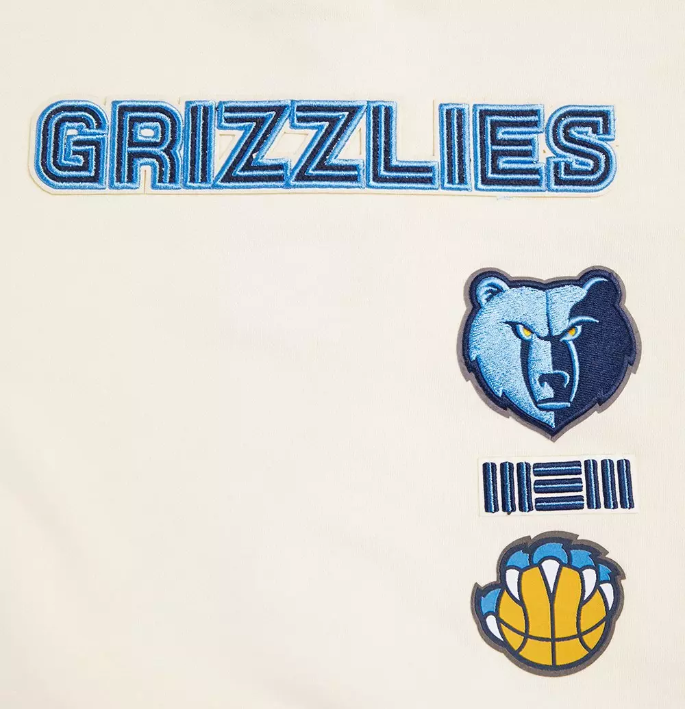 Pro Standard Women's Memphis Grizzlies Retro Classics Crewneck - Eggshell - EGGSHELL