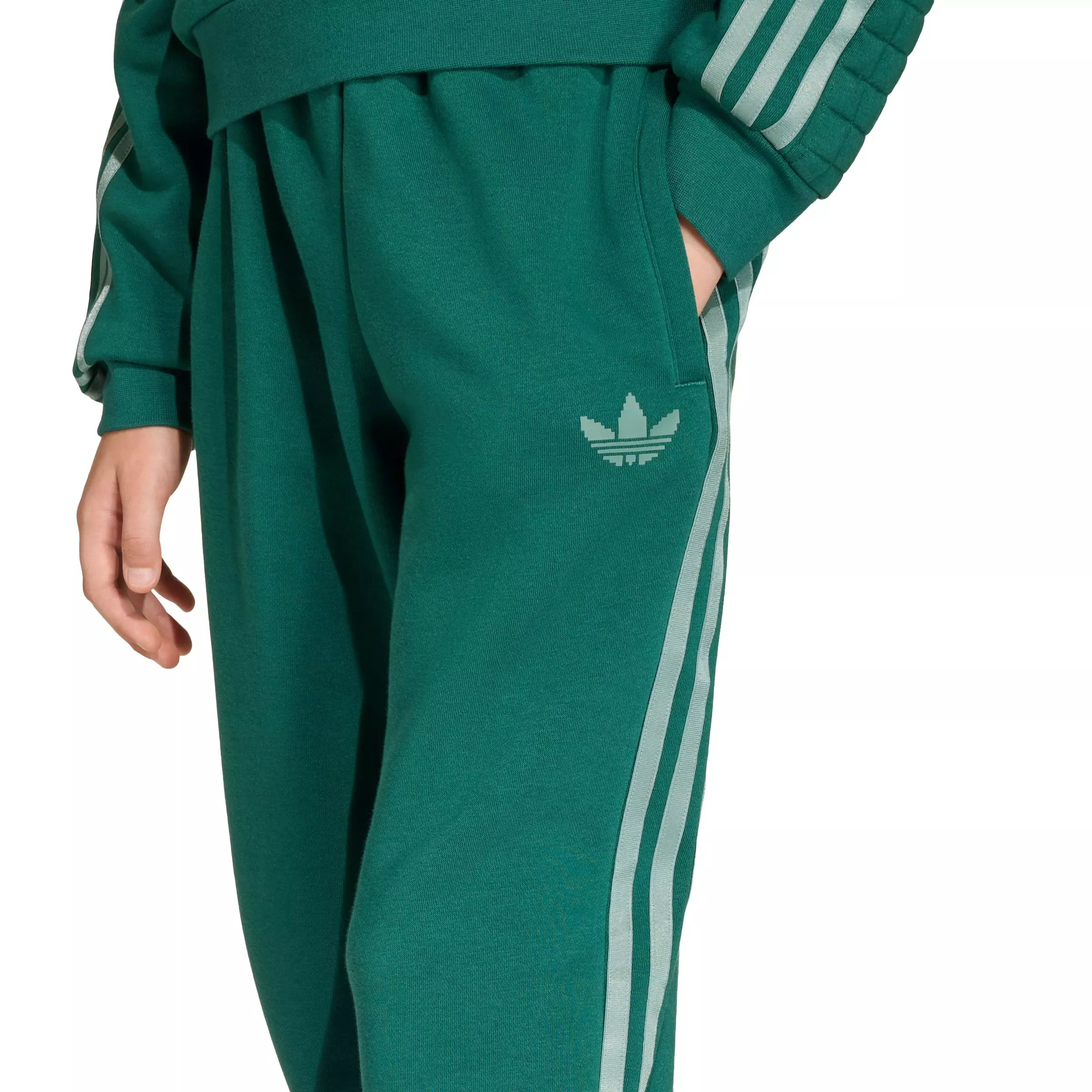 adidas Originals Big Kids' Minecraft Loose Joggers - Green - GREEN
