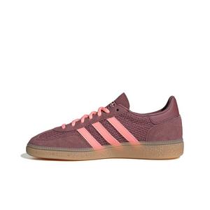 adidas Originals Handball Spezial "Quiet Crimson/Frozen Turbo/Gum 3" Women's Shoe - CRIMSON/TURBO/GUM