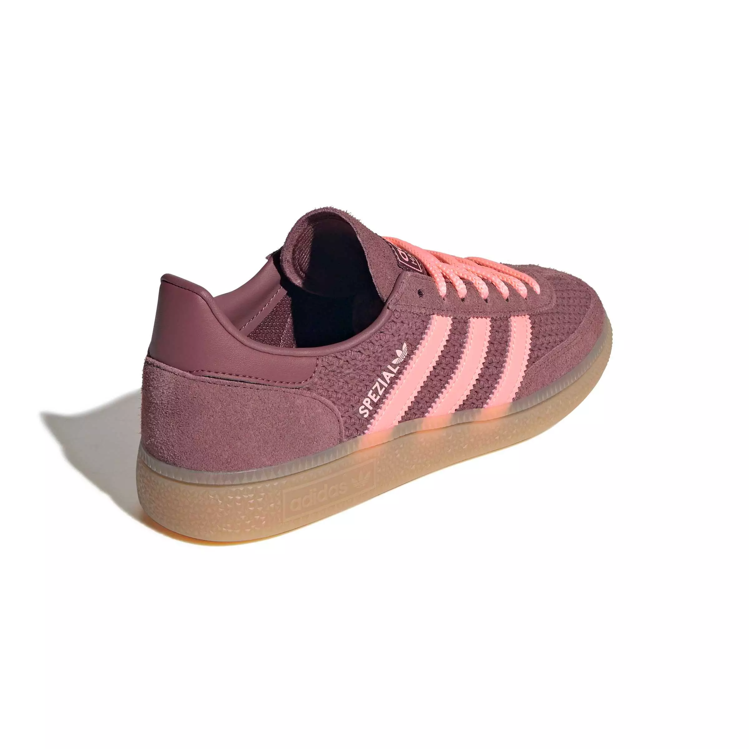 adidas Originals Handball Spezial "Quiet Crimson/Frozen Turbo/Gum 3" Women's Shoe - CRIMSON/TURBO/GUM