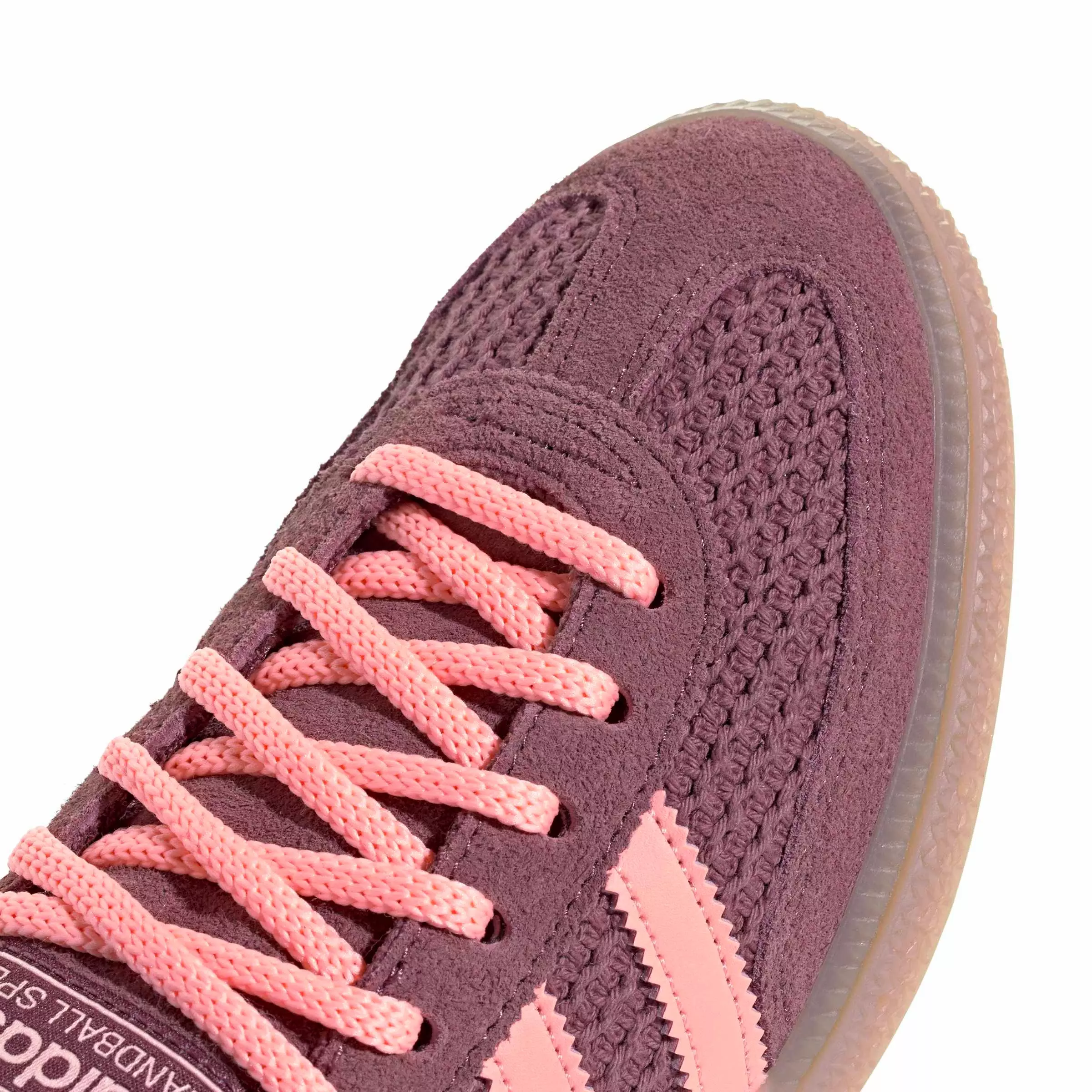 adidas Originals Handball Spezial "Quiet Crimson/Frozen Turbo/Gum 3" Women's Shoe - CRIMSON/TURBO/GUM