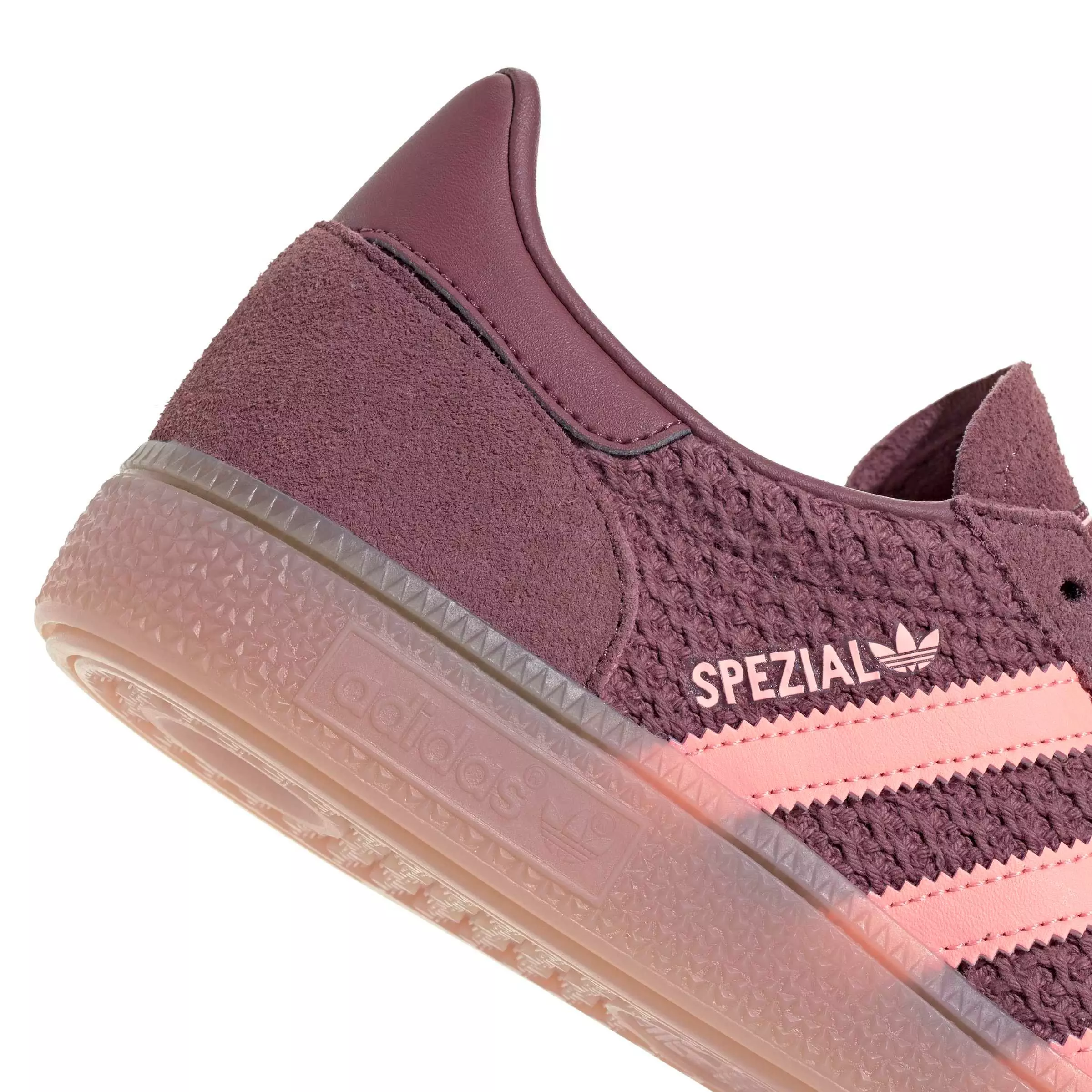 adidas Originals Handball Spezial "Quiet Crimson/Frozen Turbo/Gum 3" Women's Shoe - CRIMSON/TURBO/GUM