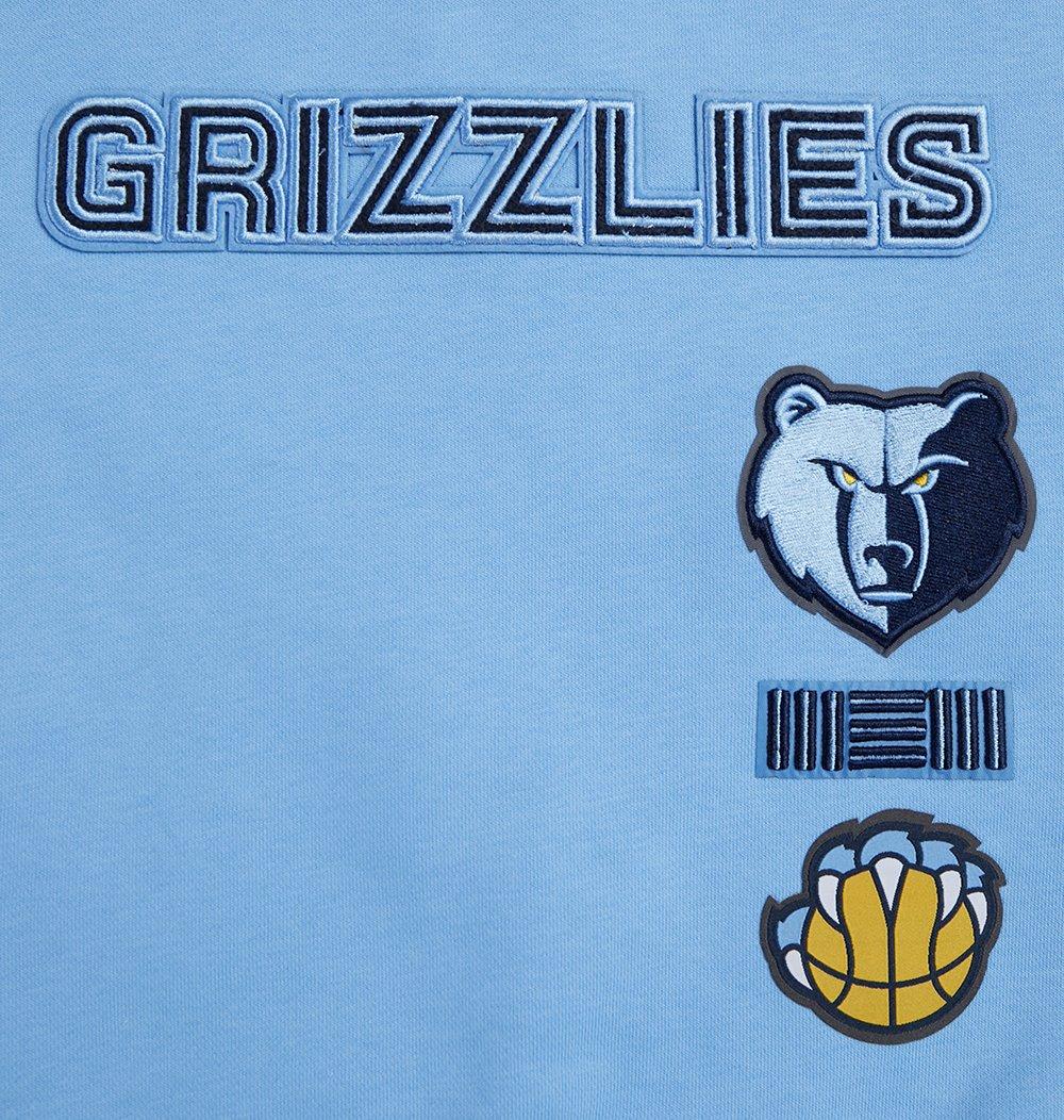 Pro Standard Women's Memphis Grizzlies Retro Classics Crewneck - Blue - BLUE Thumbnail View 5