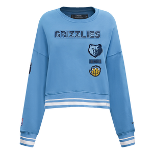Pro Standard Women's Memphis Grizzlies Retro Classics Crewneck - Blue