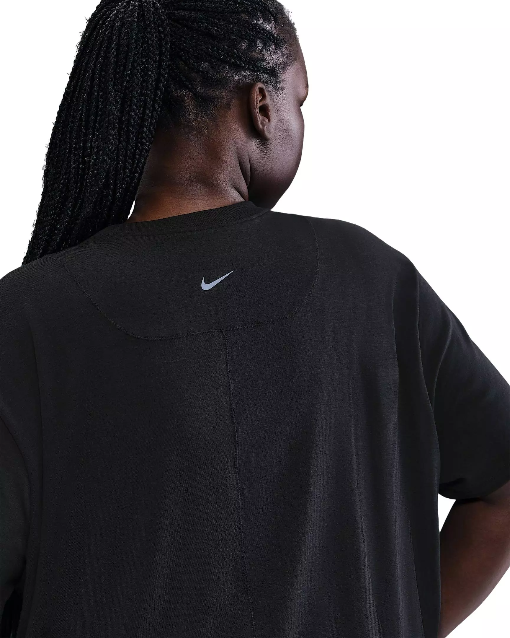 Nike One Women's Dri-FIT Relaxed Short Sleeve HH Top - BLACK