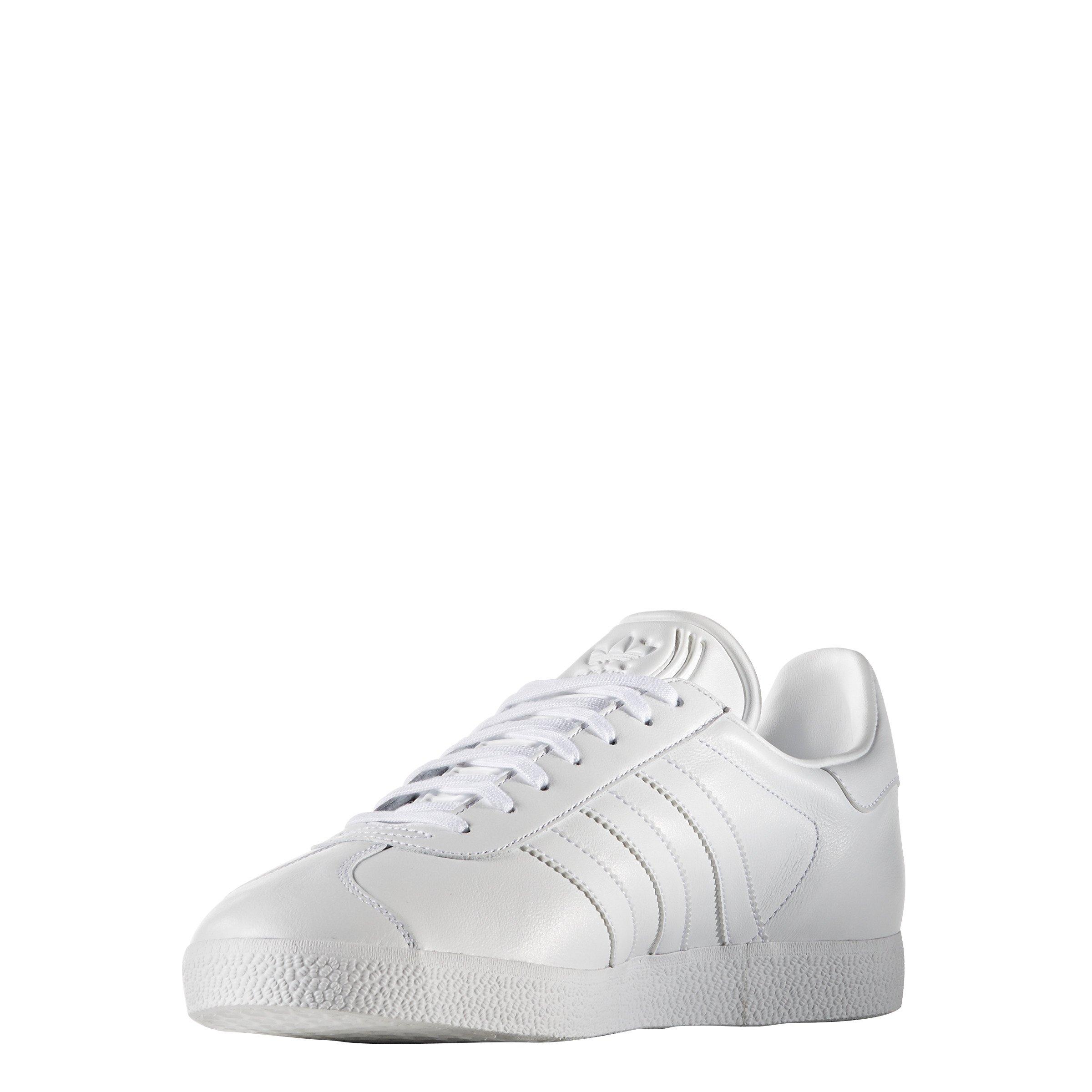 adidas Originals Gazelle "Ftwr White/Ftwr White/Gold Metallic" Grade School Boys' Shoe