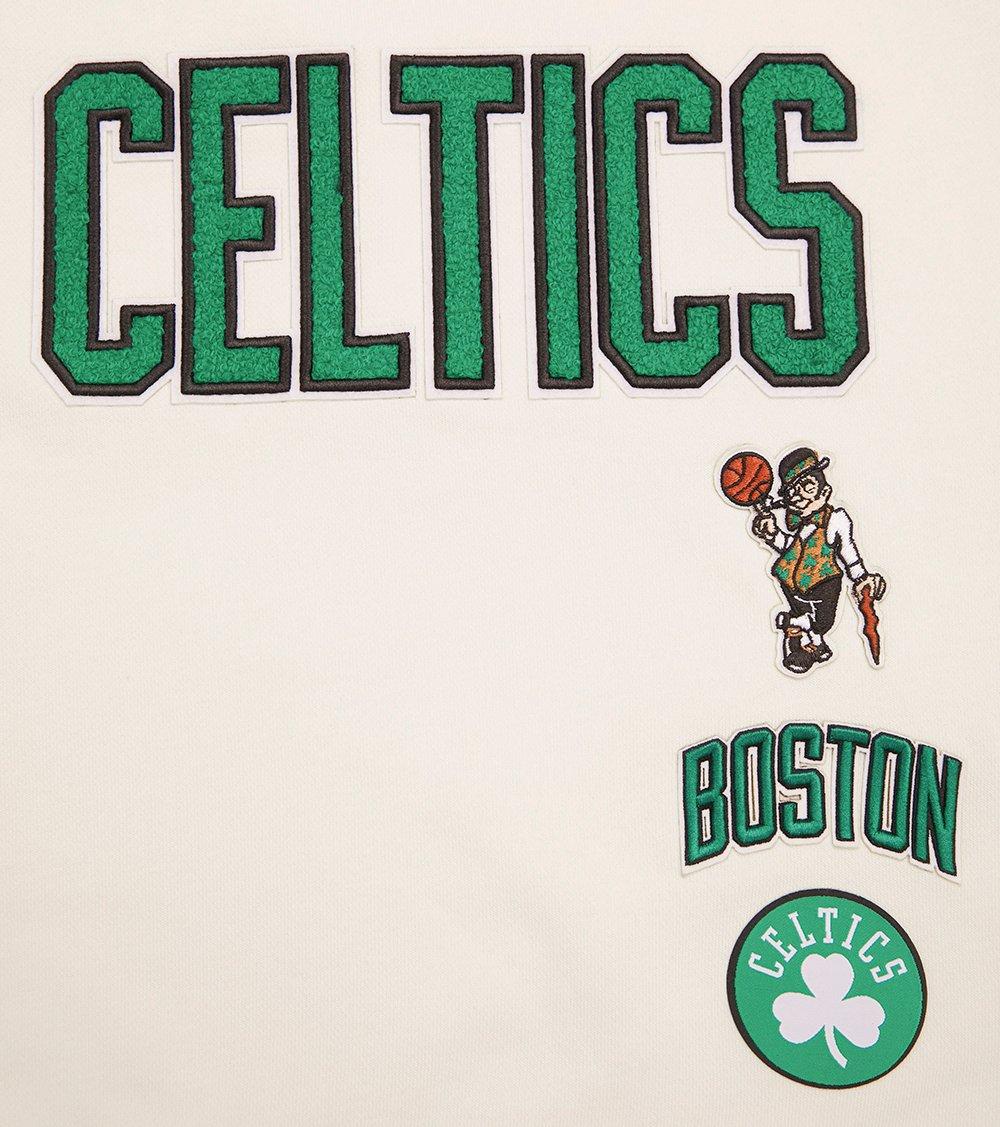 Pro Standard Women's Boston Celtics Retro Classics Crewneck - Eggshell - EGGSHELL Thumbnail View 5