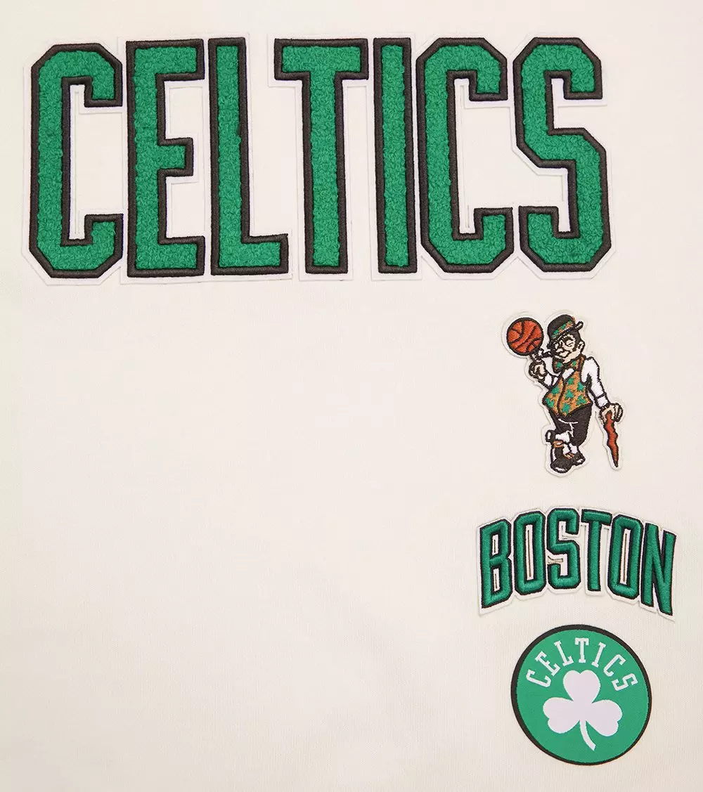 Pro Standard Women's Boston Celtics Retro Classics Crewneck - Eggshell - EGGSHELL