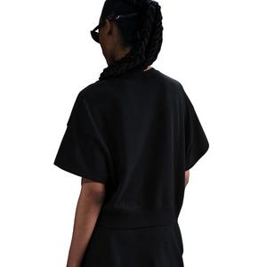 Nike Women's Sportswear Club Fleece Essentials Loose Top -Black