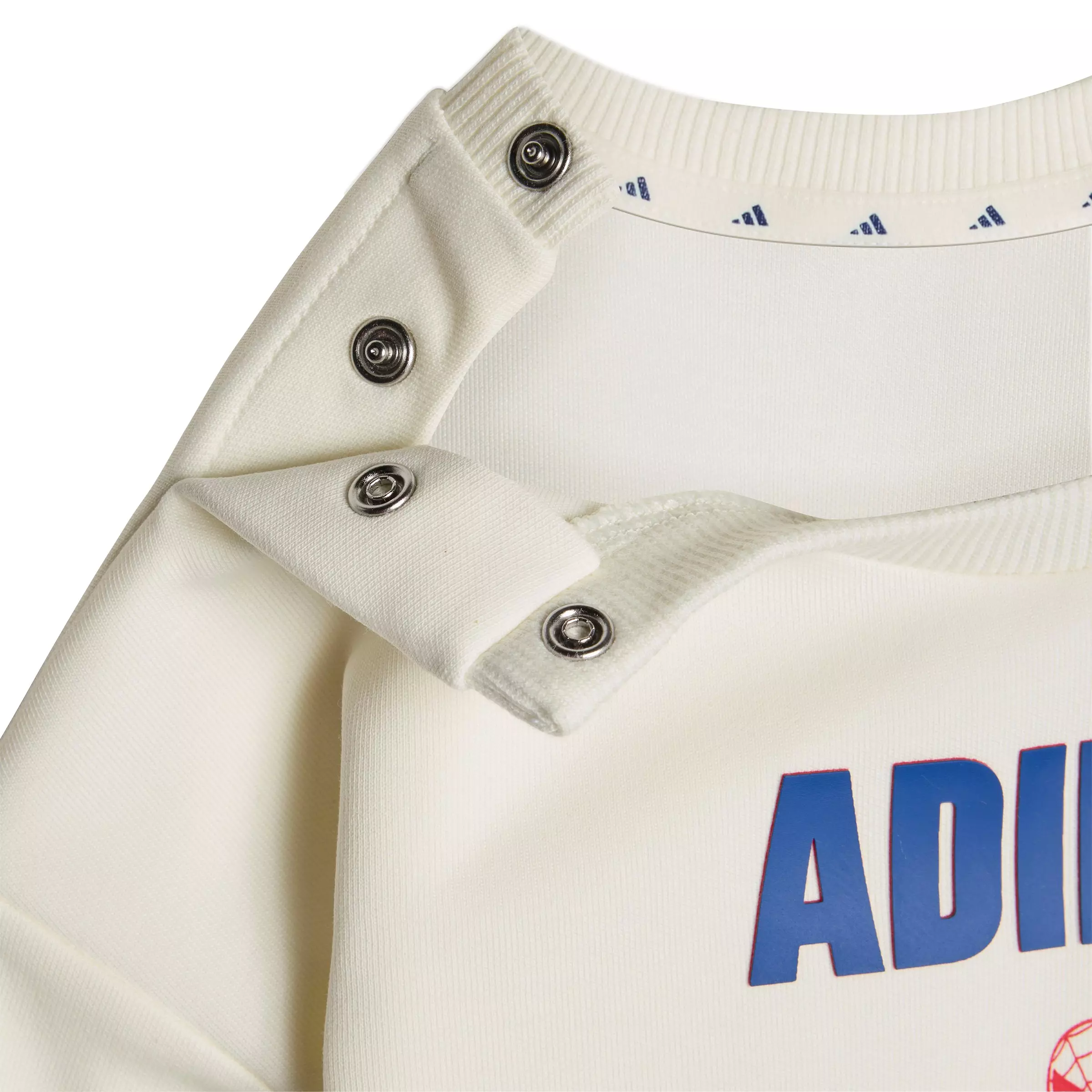 adidas Infant Kids' Marvel Spider-Man Sweatshirt and Jogger Set - Cream/Blue - CREAM/BLUE