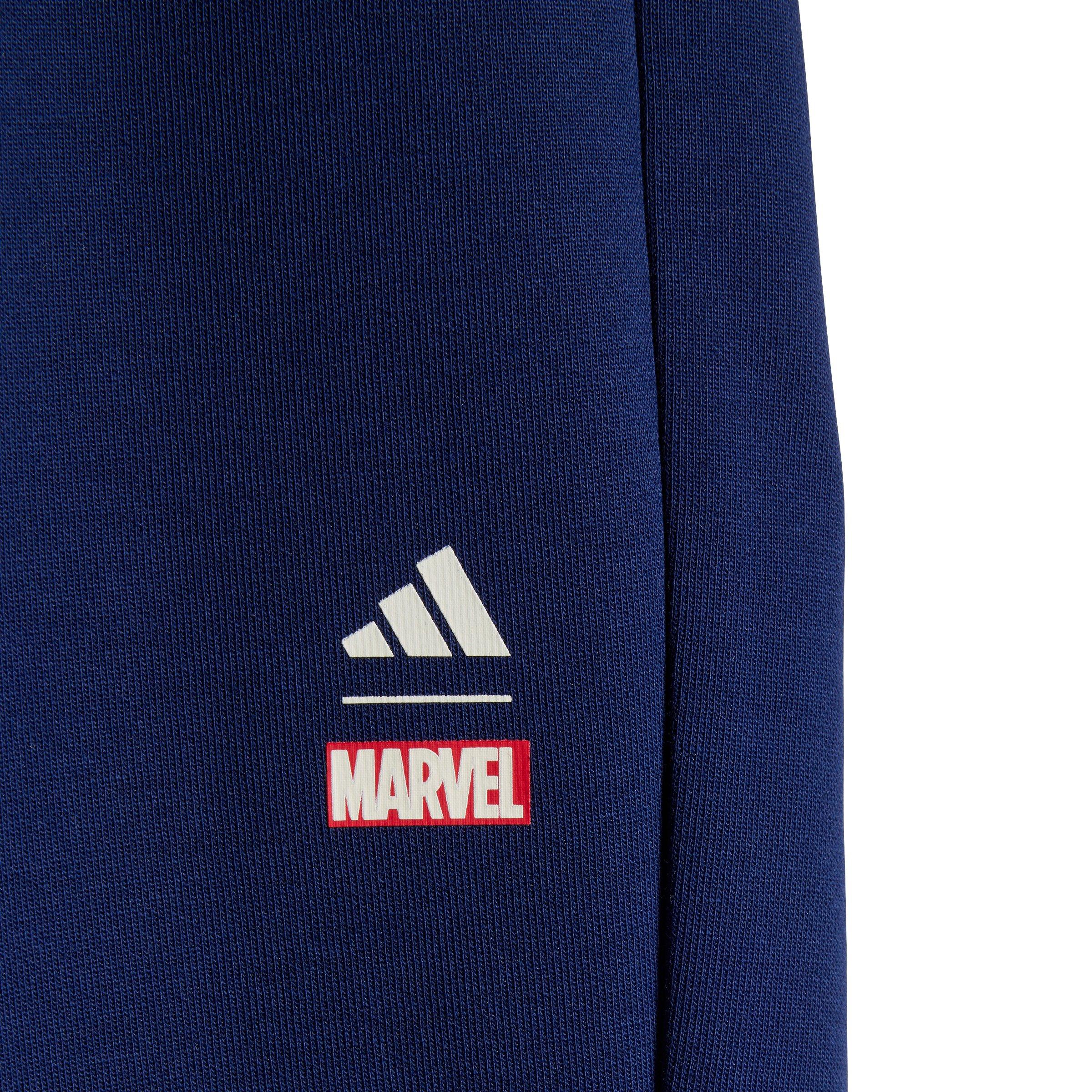 adidas Infant Kids' Marvel Spider-Man Sweatshirt and Jogger Set - Cream/Blue - CREAM/BLUE Thumbnail View 4