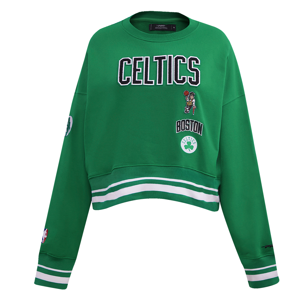 Pro Standard Women's Boston Celtics Retro Classics Crewneck - Green - GREEN Thumbnail View 1