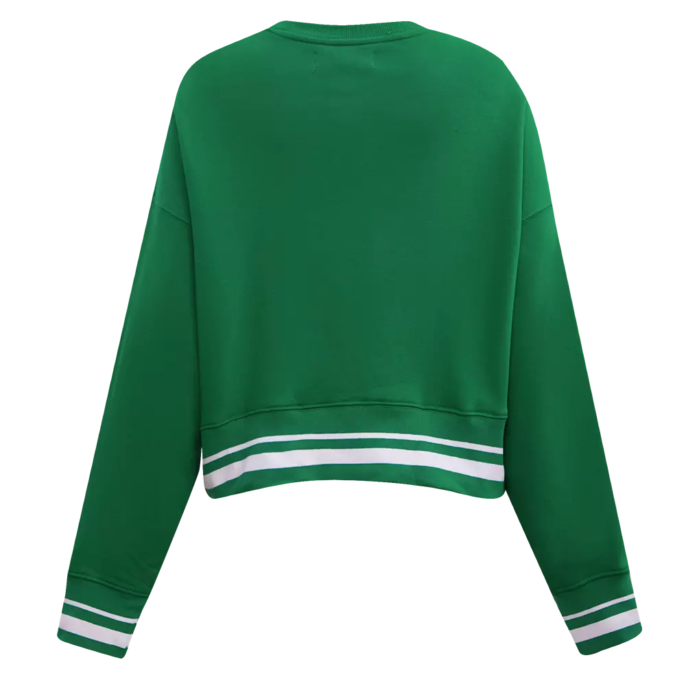 Pro Standard Women's Boston Celtics Retro Classics Crewneck - Green - GREEN